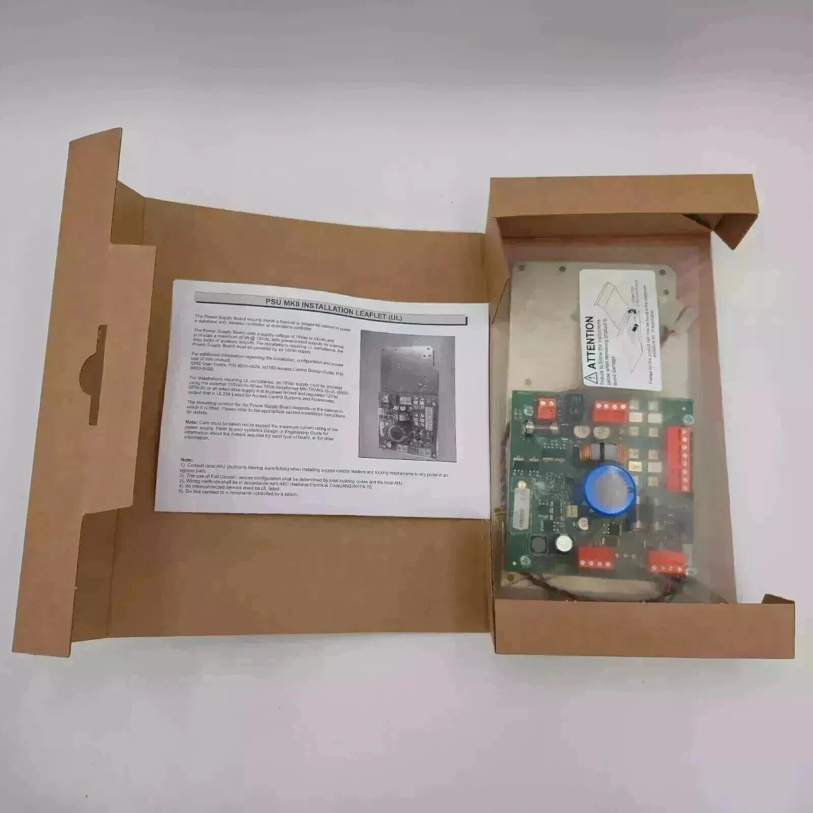 NEW AMAG Symmetry MN-PSU-KIT Power Supply 18Vac/12Vdc - UL Listed
