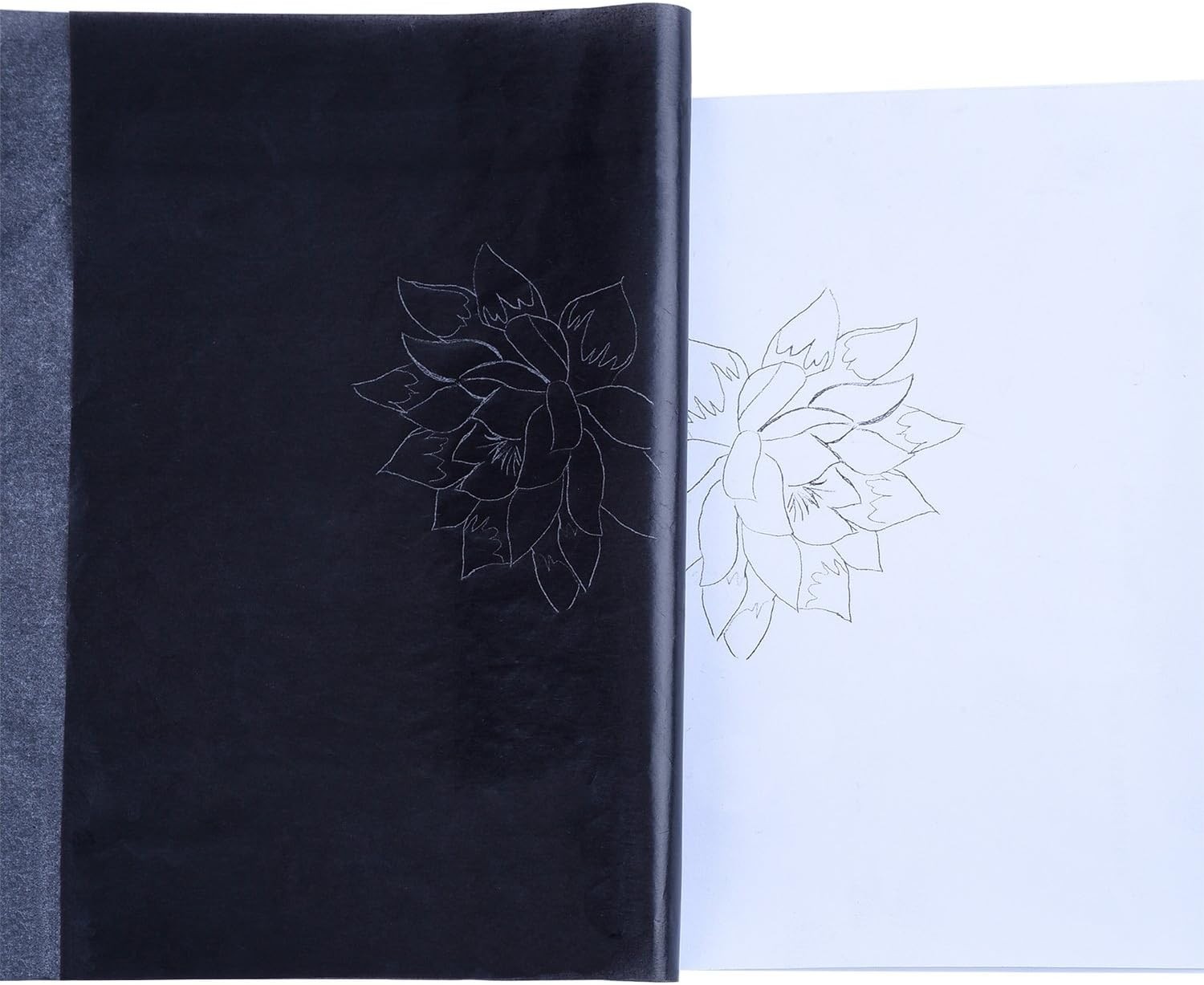 Erasable 30 Pack Graphite Carbon Copy Tracing Paper - 9x13 Inch Versatile Sheets