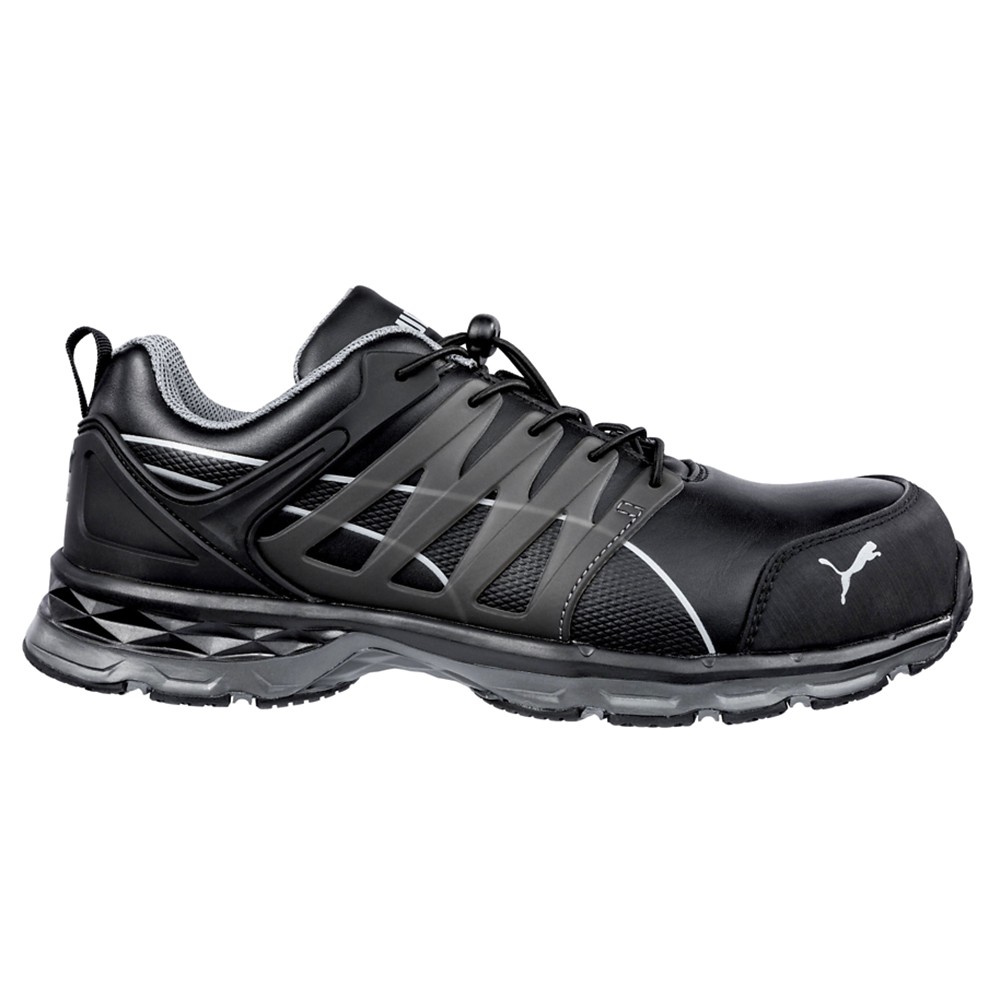 PUMA Safety Velocity 2.0 Low Slip Resistant Composite Toe Work  Mens Black Work