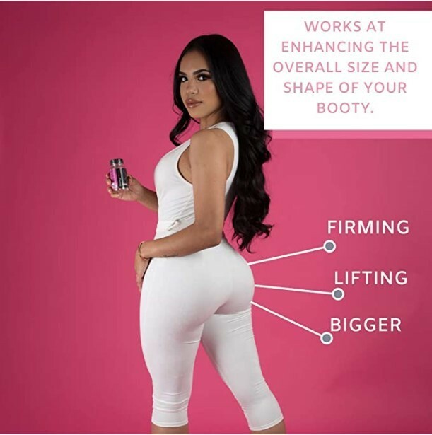 Booty Maxx Enhancement Pills – Booty, Hips & Thigh Curves – Herbal Formula