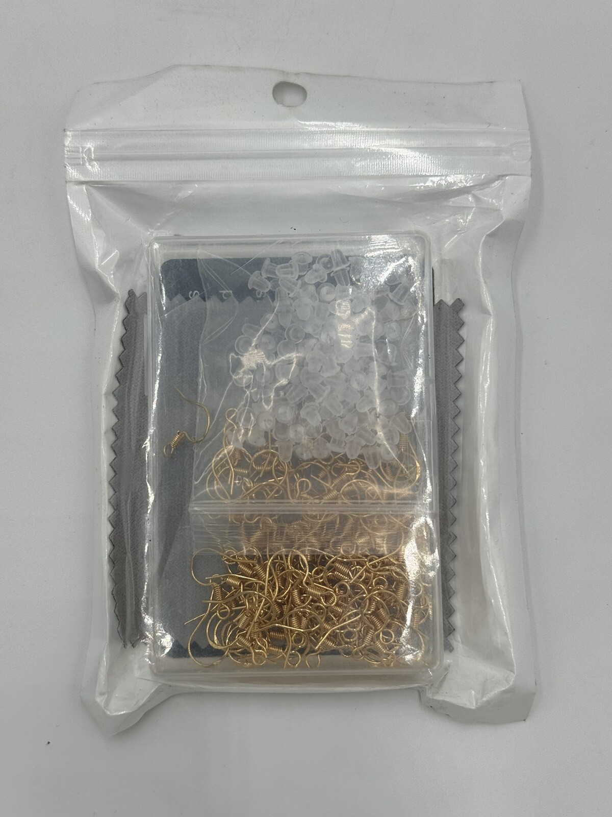 Gold Fishhook Earring Hooks 120 PCS/60 Pairs 18K Gold Hypoallergenic Ear Wires
