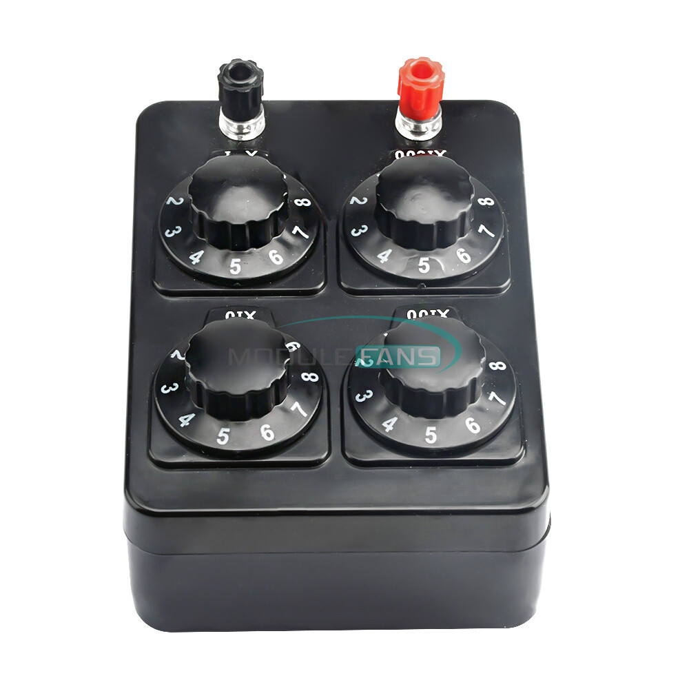 Simple Resistance Box 0-9999ohm 1ohm Progress Physical Electrical Teaching Tool