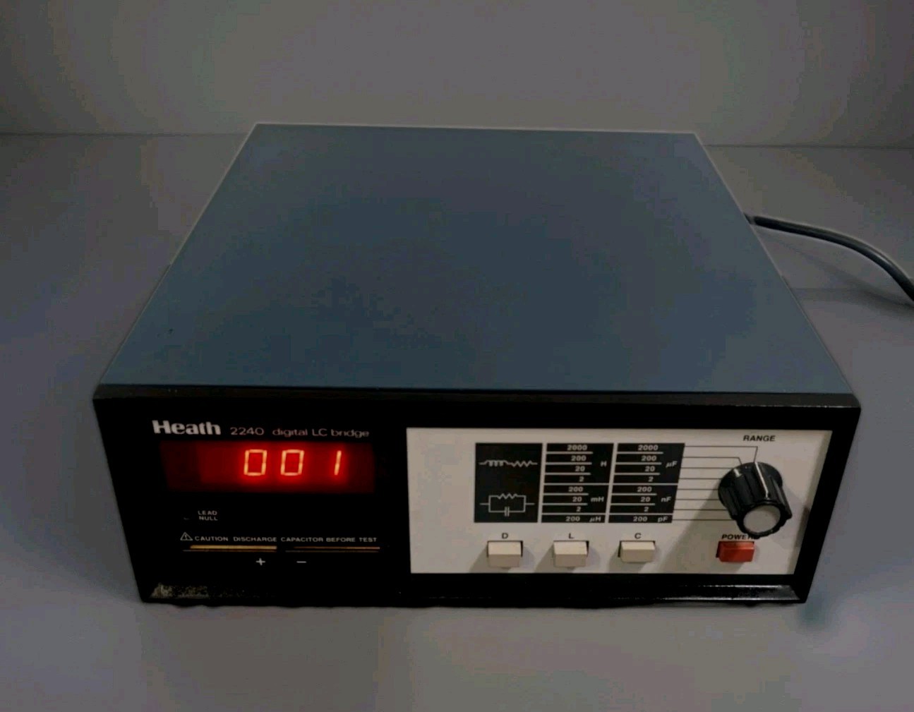 Heathkit IT 2240 Digital LC Bridge Powers On - NICE!!