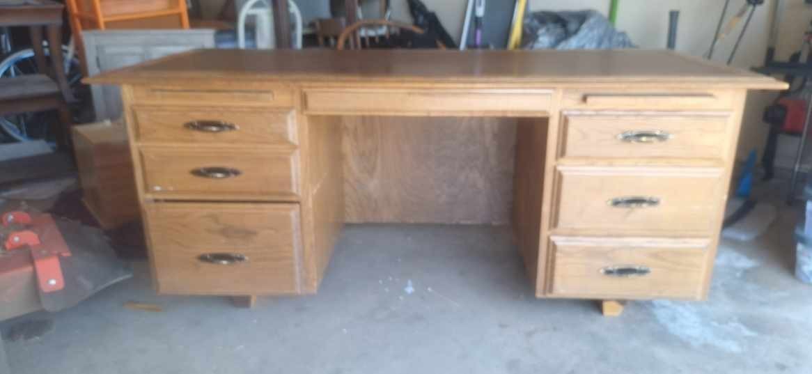 Solid Wood Office Desk