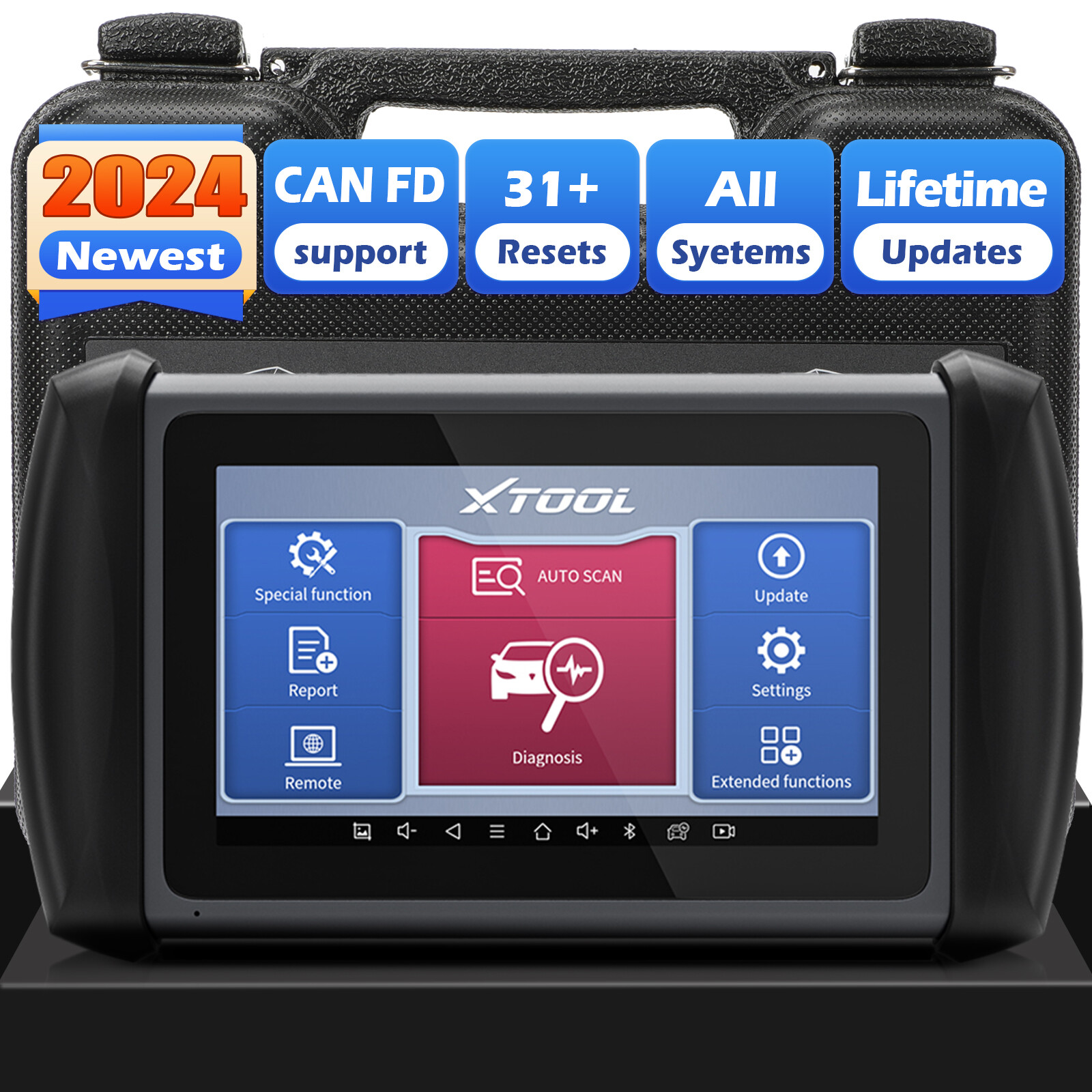 2024 Newest XTOOL IP616 Auto Car Coding All System Diagnostic Scanner Tool CANFD