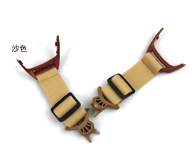 Tactical Modified sling tape Goggle Strap for Airsoft Fast Helmet Guide Rail