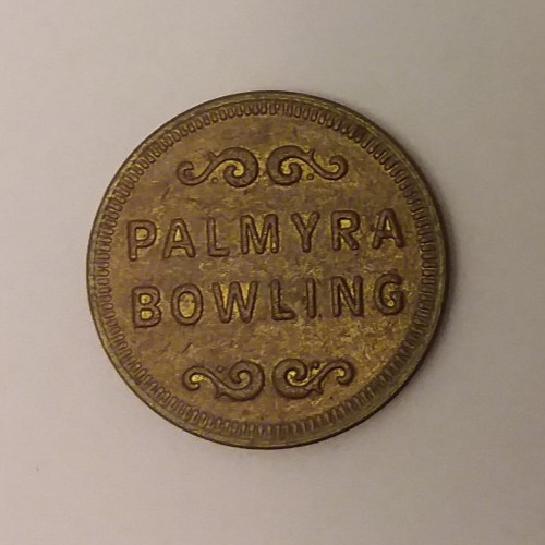 Palmyra Bowling Palmyra, PA Arcade Game Token 22mm