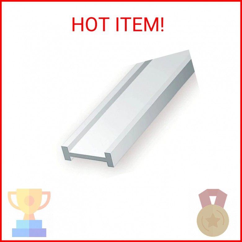 Evergreen Scale Models I-Beam .080 4 EVG272 Plastic Building Supplies