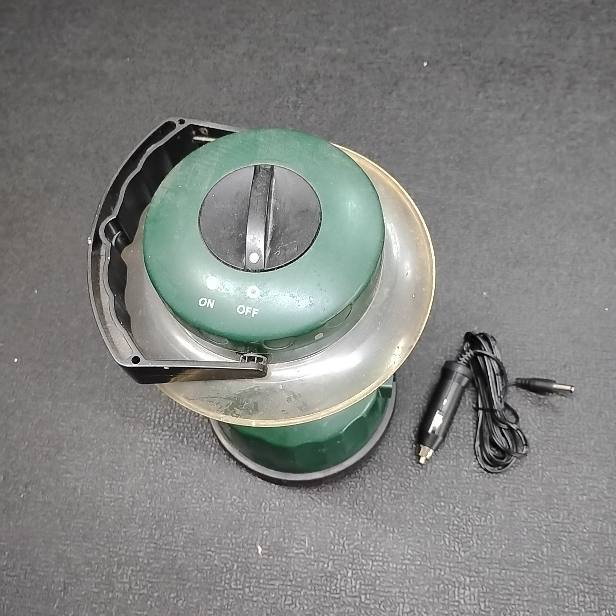10" Green Plastic LED Rechargable Light camping Flashlight Lantern