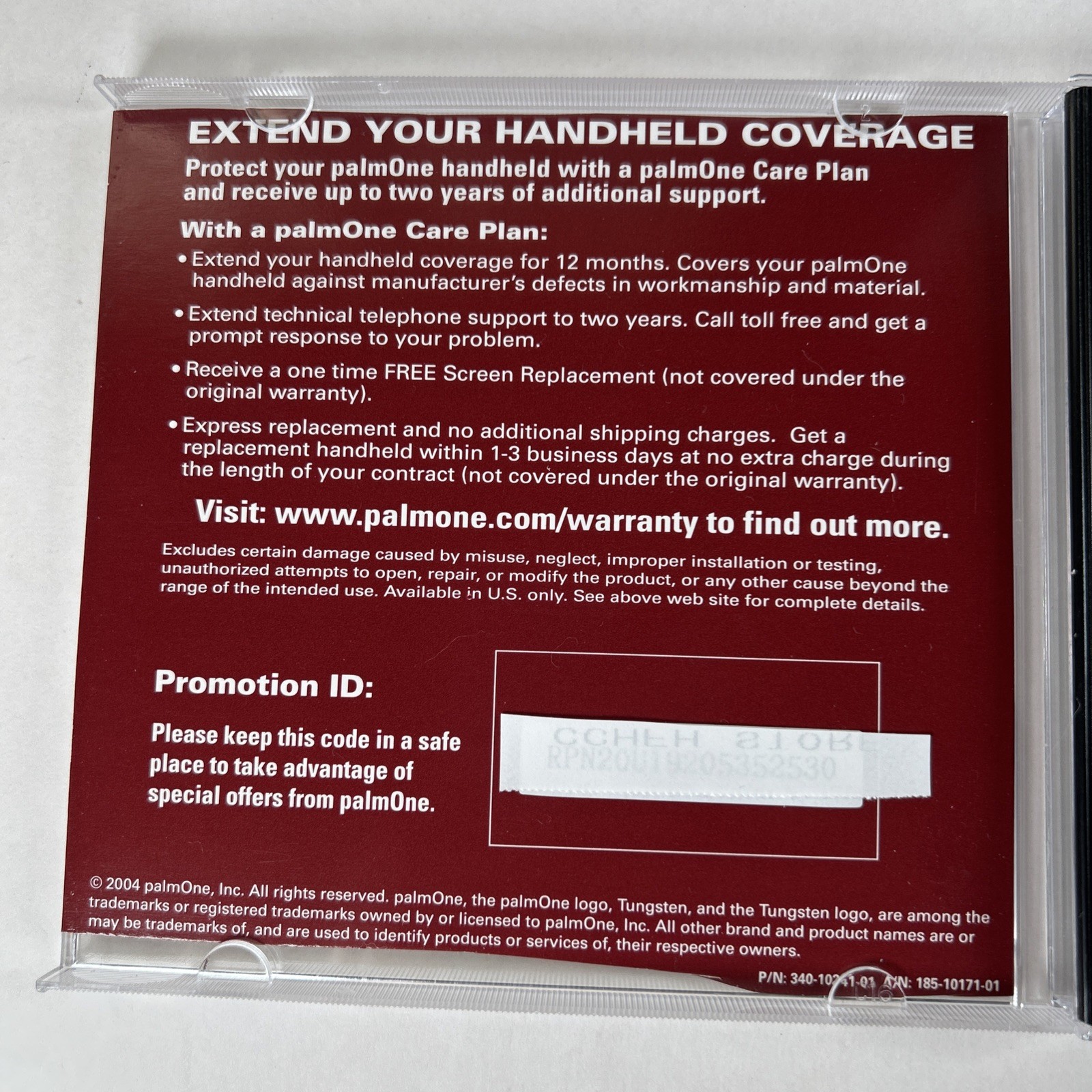 Palm One Tungsten E2 Software Installation CD for Windows & Mac (Vinatage PDA)