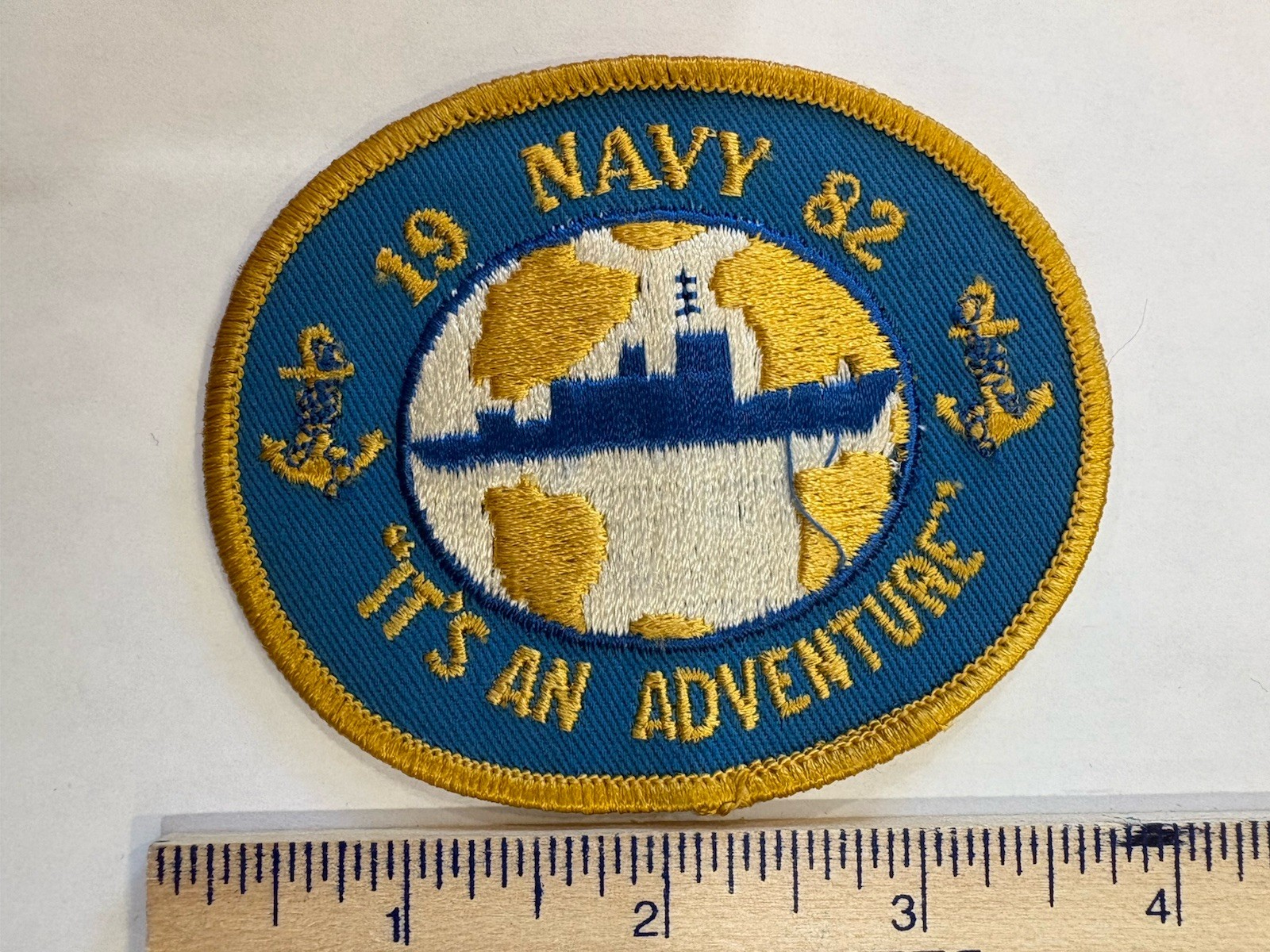Navy ~ Its An Adventure Patch