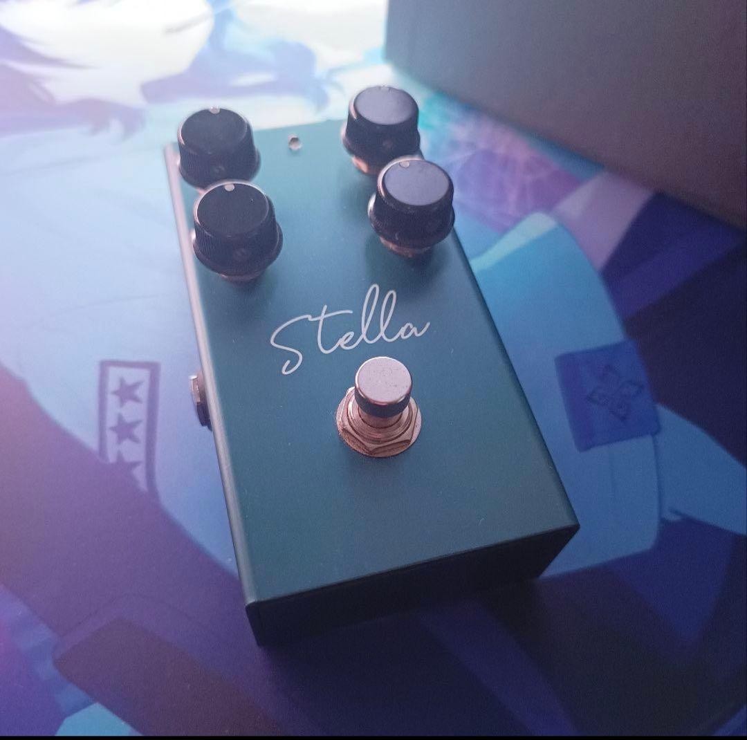 Virtues Stella Distortion Effect Pedal Green