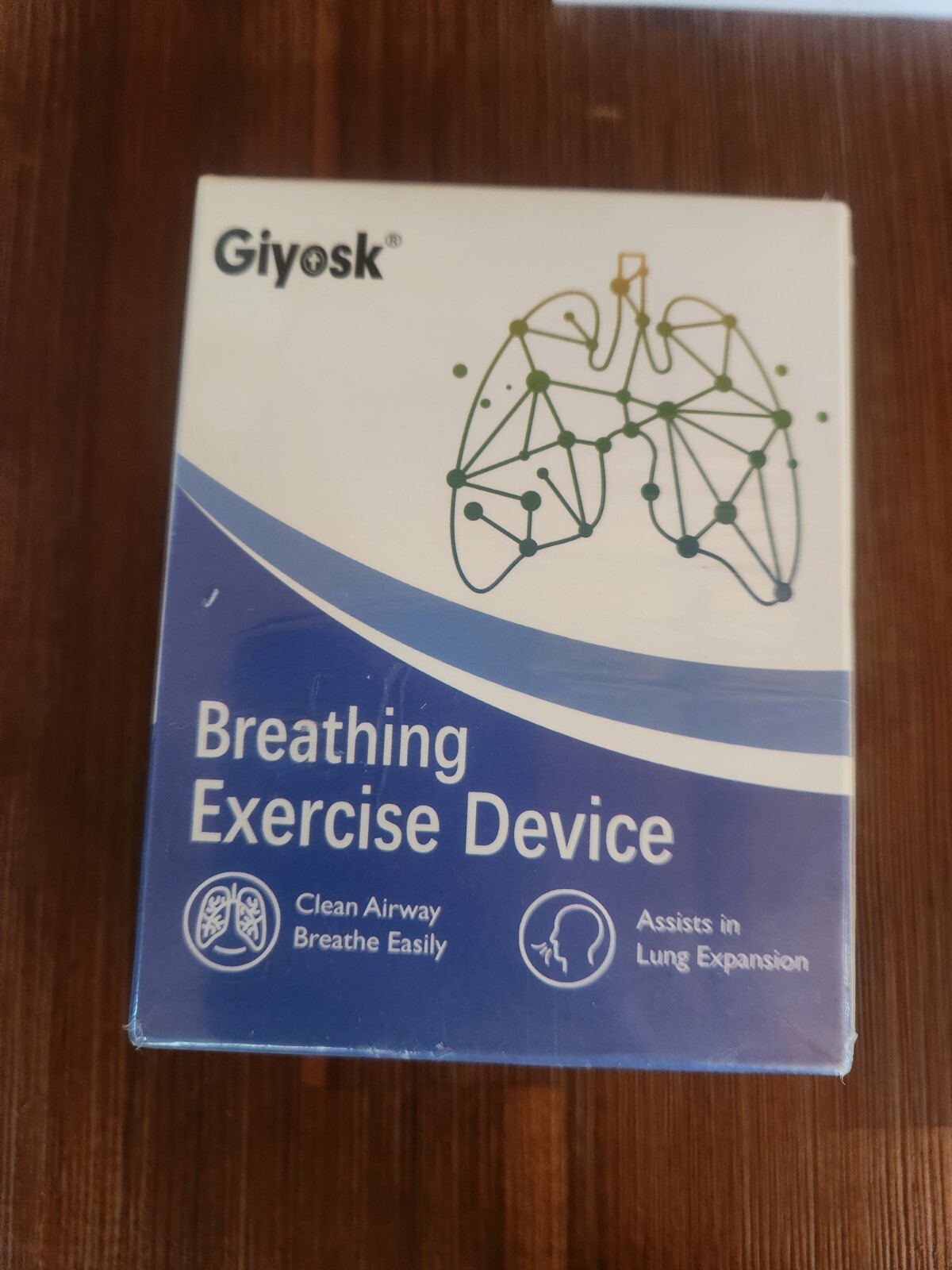 Giyosk Breathing Exercise Device for Lungs, Lung Expansion and Mucus Relief