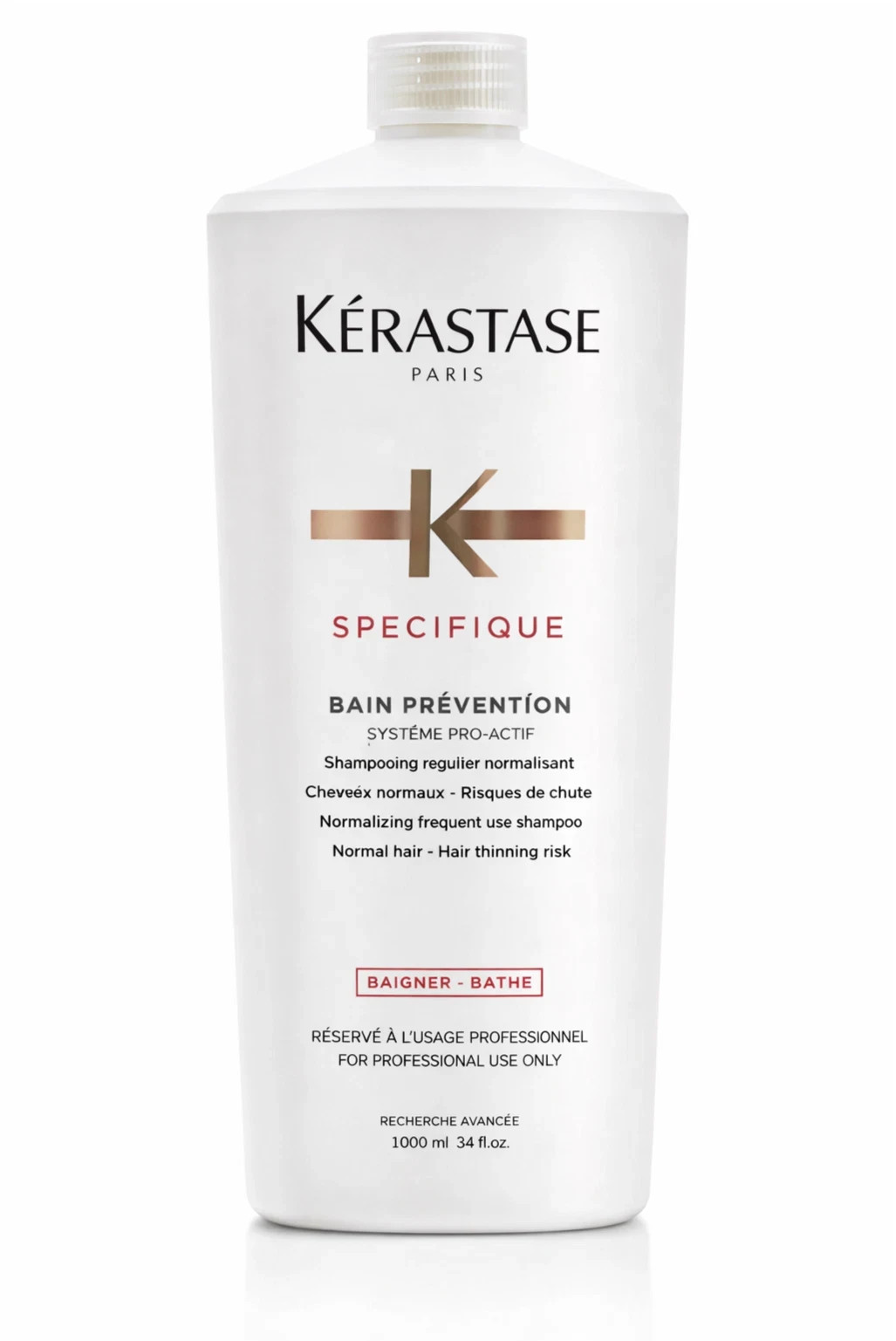 Kérastase Specifique Bain Prévention Shampoo 1000ml / 34oz  Normal Hair Thinning