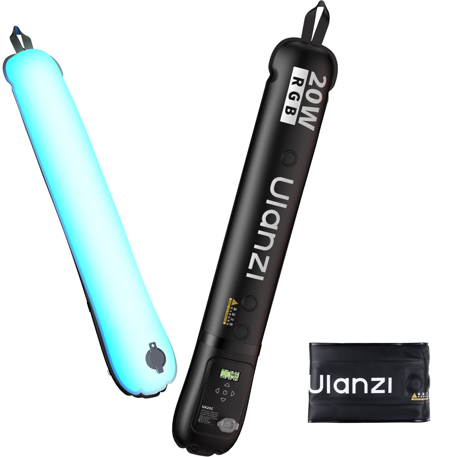 Ulanzi UA20C 20W RGB Tube Light LED Video Stick Portable Photography Lamp