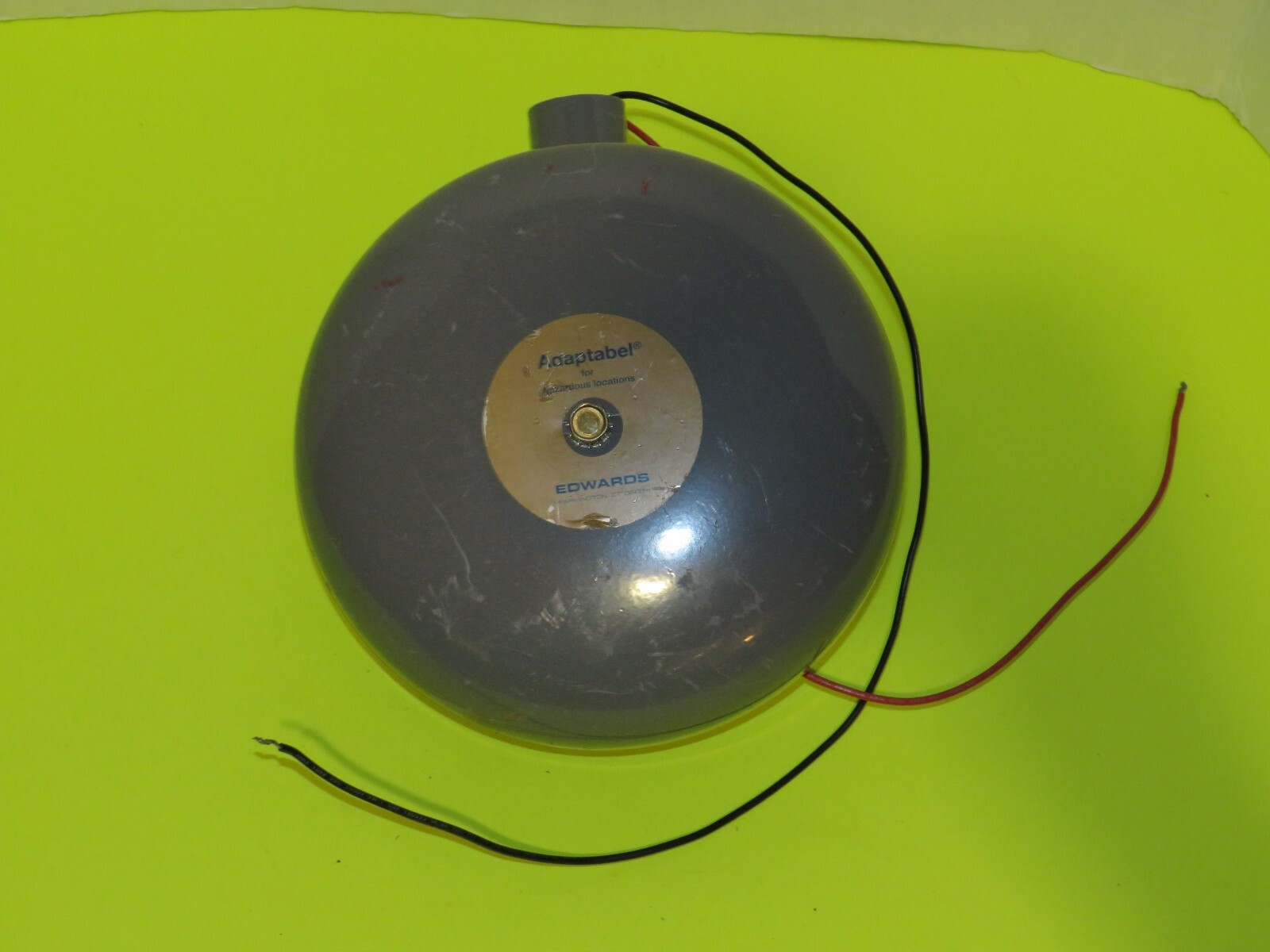 EDWARDS SIGNALING 435EX-8S1 ADAPTABLE 435 EX SERIES VIBRATING BELL GRAY