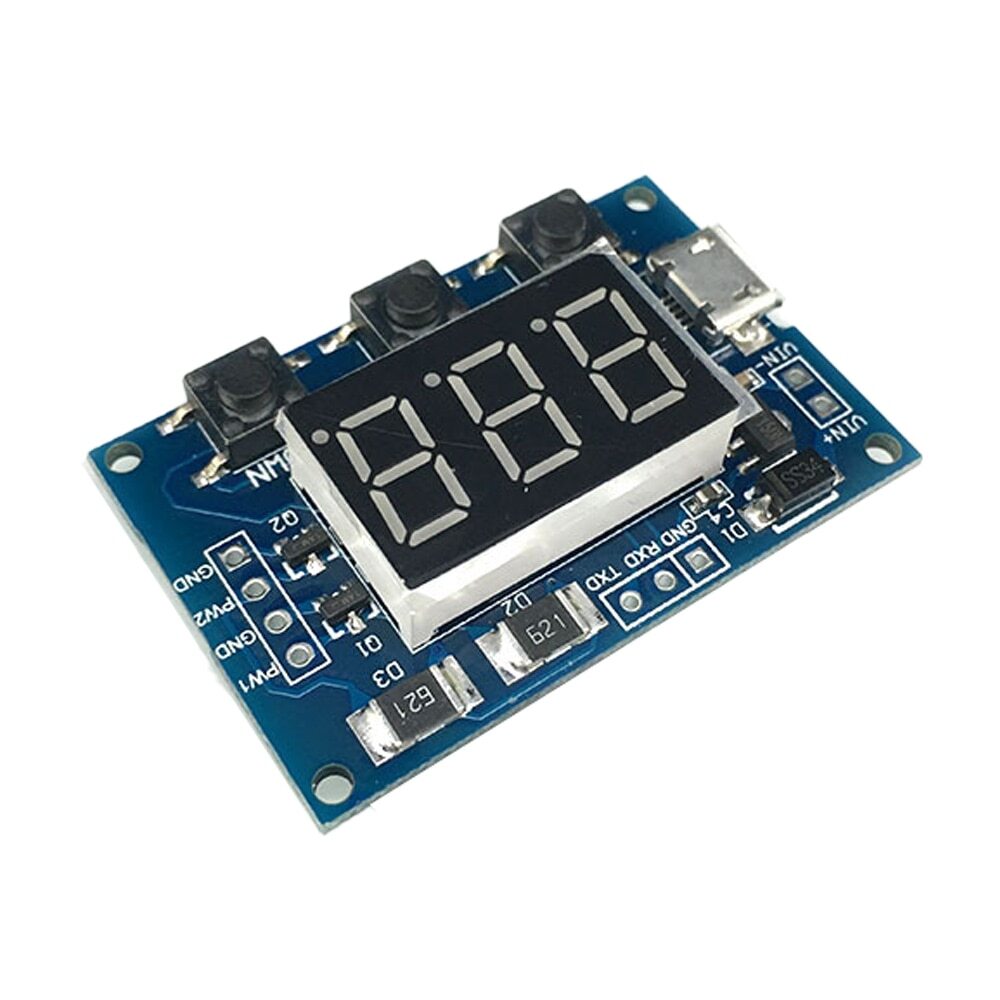 DC 5-30V Micro USB 5V Power Independent PWM Generator 2 Channel Dual Way Digital