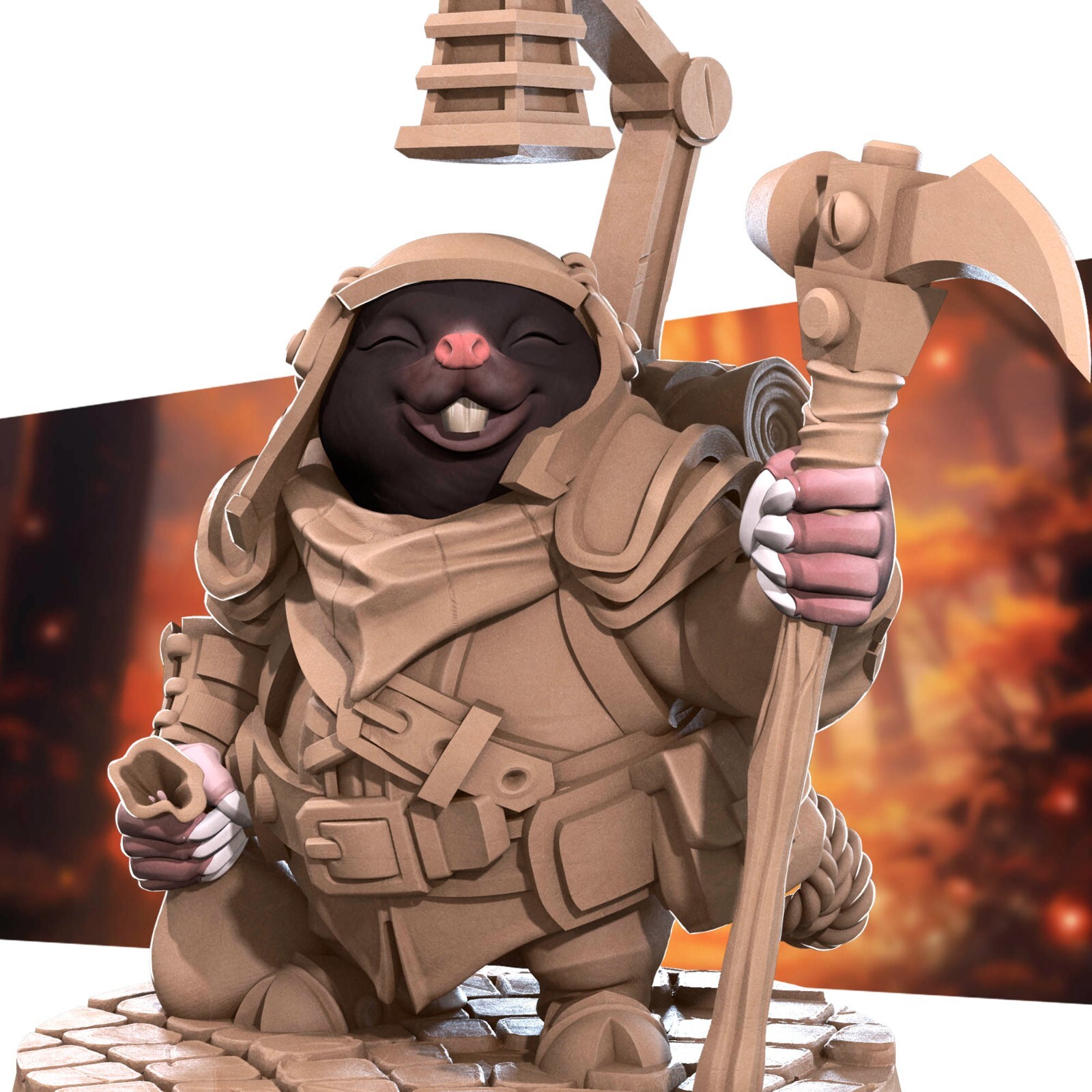 Molefolk Artificer Engineer Explorer - Bite the Bullet - Dungeons and Dragons