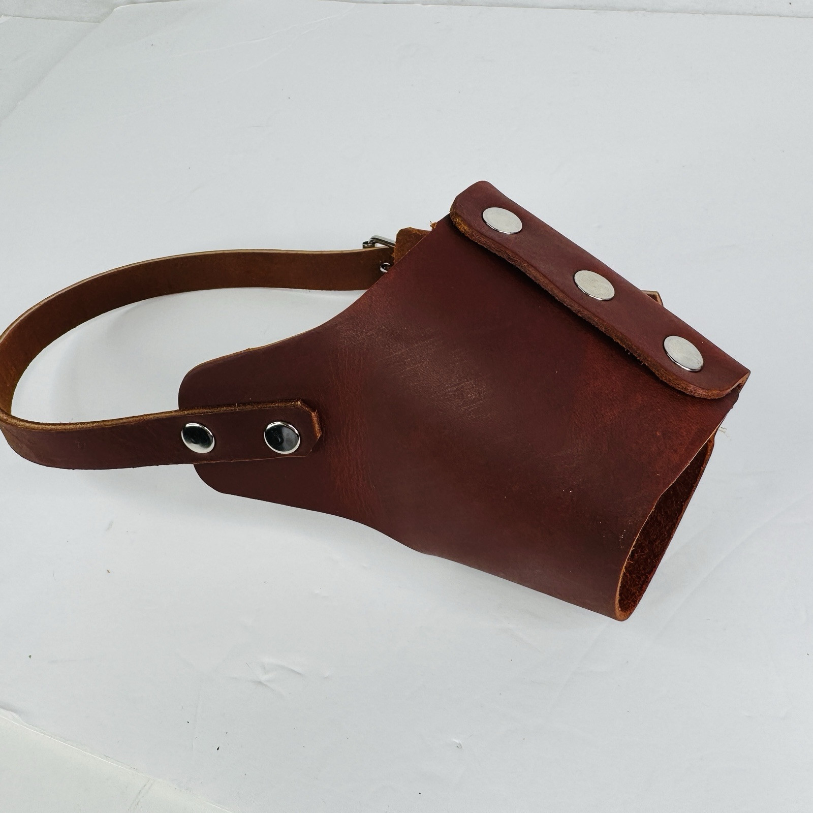 New Genuine Leather Dog Muzzle Brown made in Mexico Medium Large Agitation