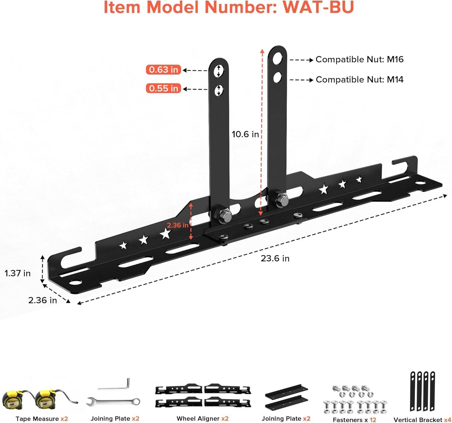 2Pcs Wheel Toe Alignment Tool Plate Automotive Wheel Alignment Upgraded Tool NEW