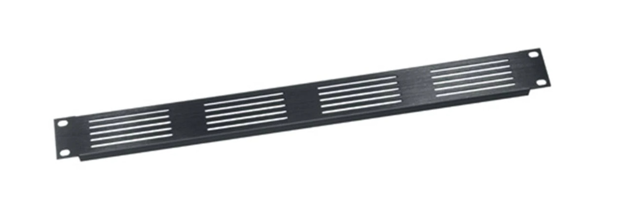 Middle Atlantic Vtp-1 1SP Anodized Slotted Vented Panel Black