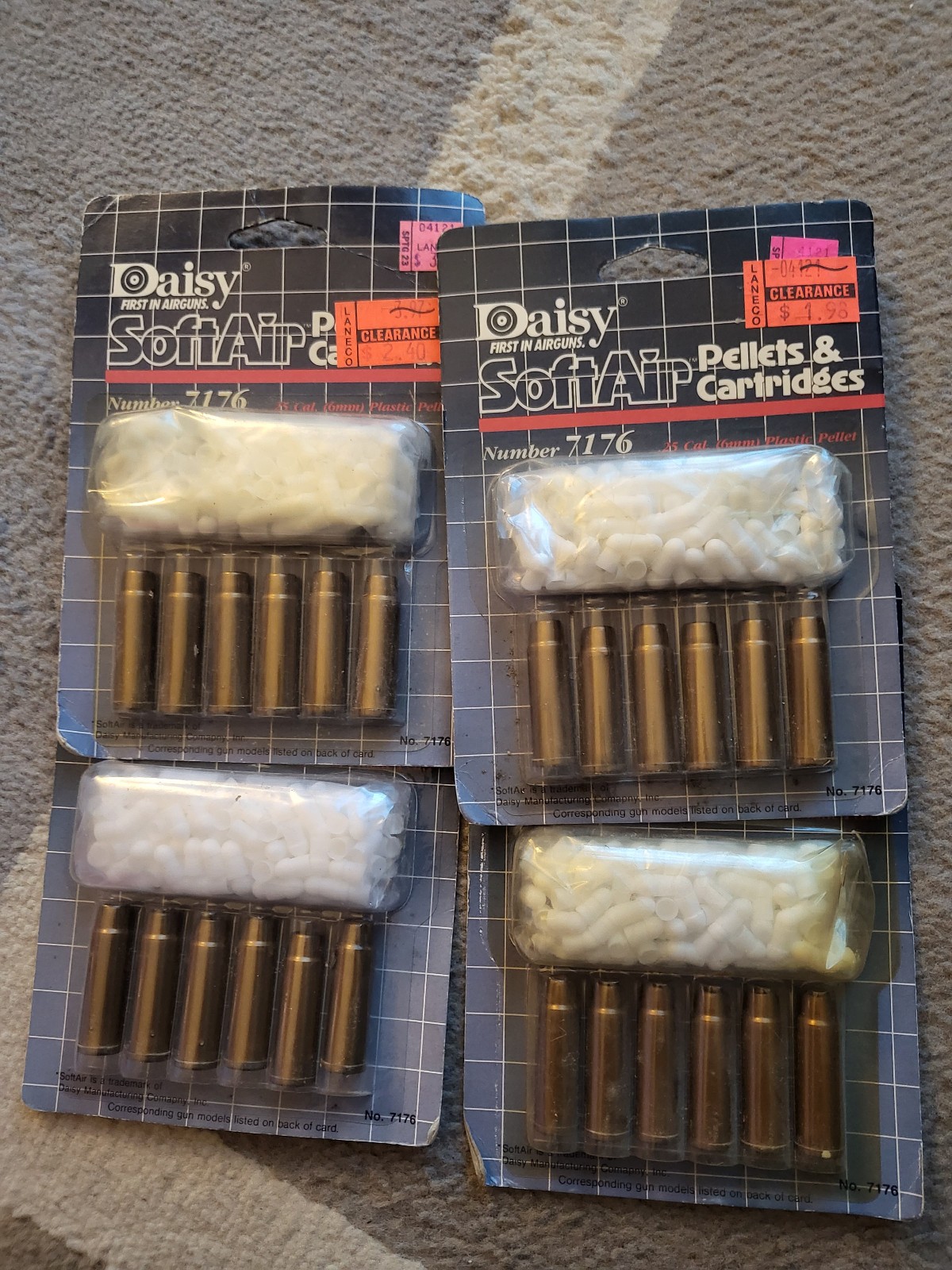 Daily Softair Cartridges  #7176  Vintage Airsoft MOC New old Store Stock