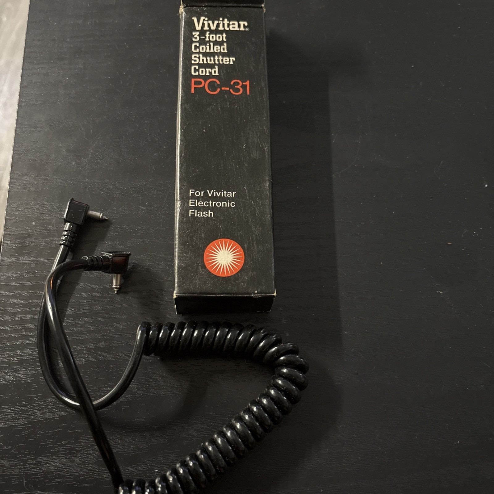 Vivitar 3 Foot Coiled Shutter Cord PC-31