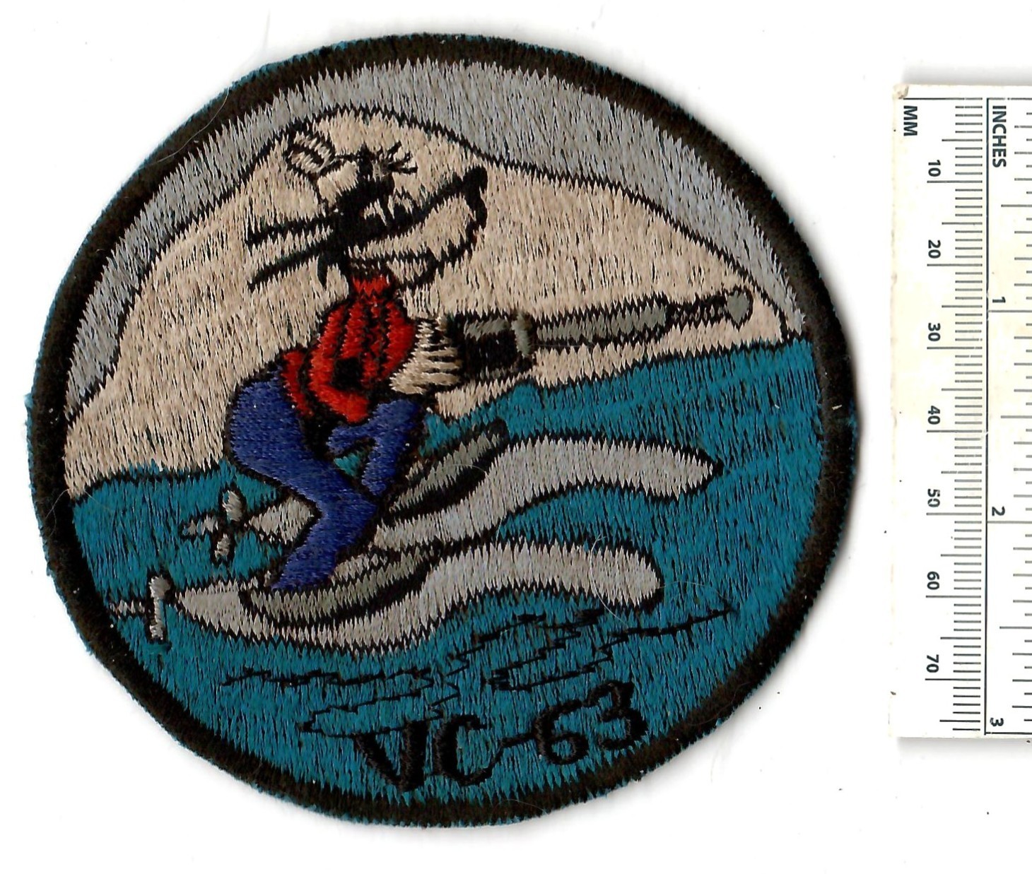 WW2 GOOFY VC-63 Navy Composite Squadron WWII US Shoulder Patch Walt Disney USN