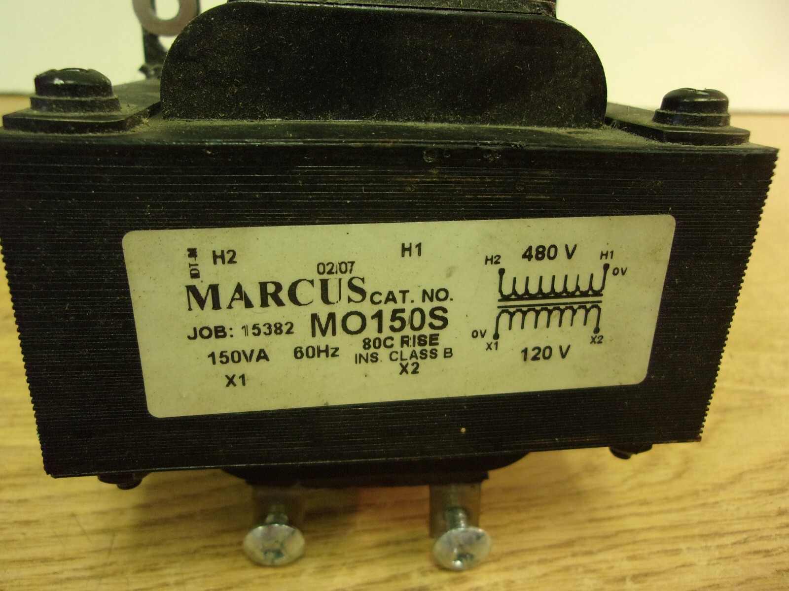 Marcus Cat no. M0150S 150V 60 Hz