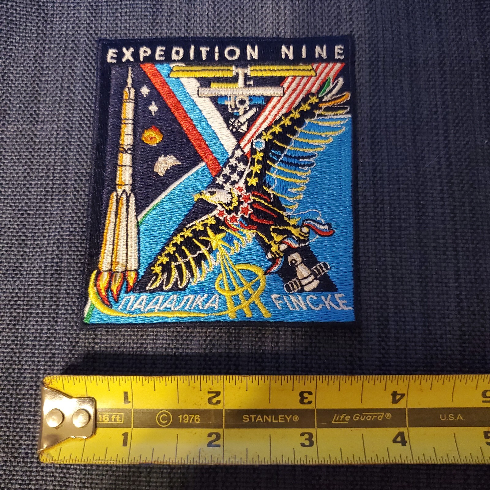 NASA ISS International Space Station Mission Expedition Nine Commemorative Patch