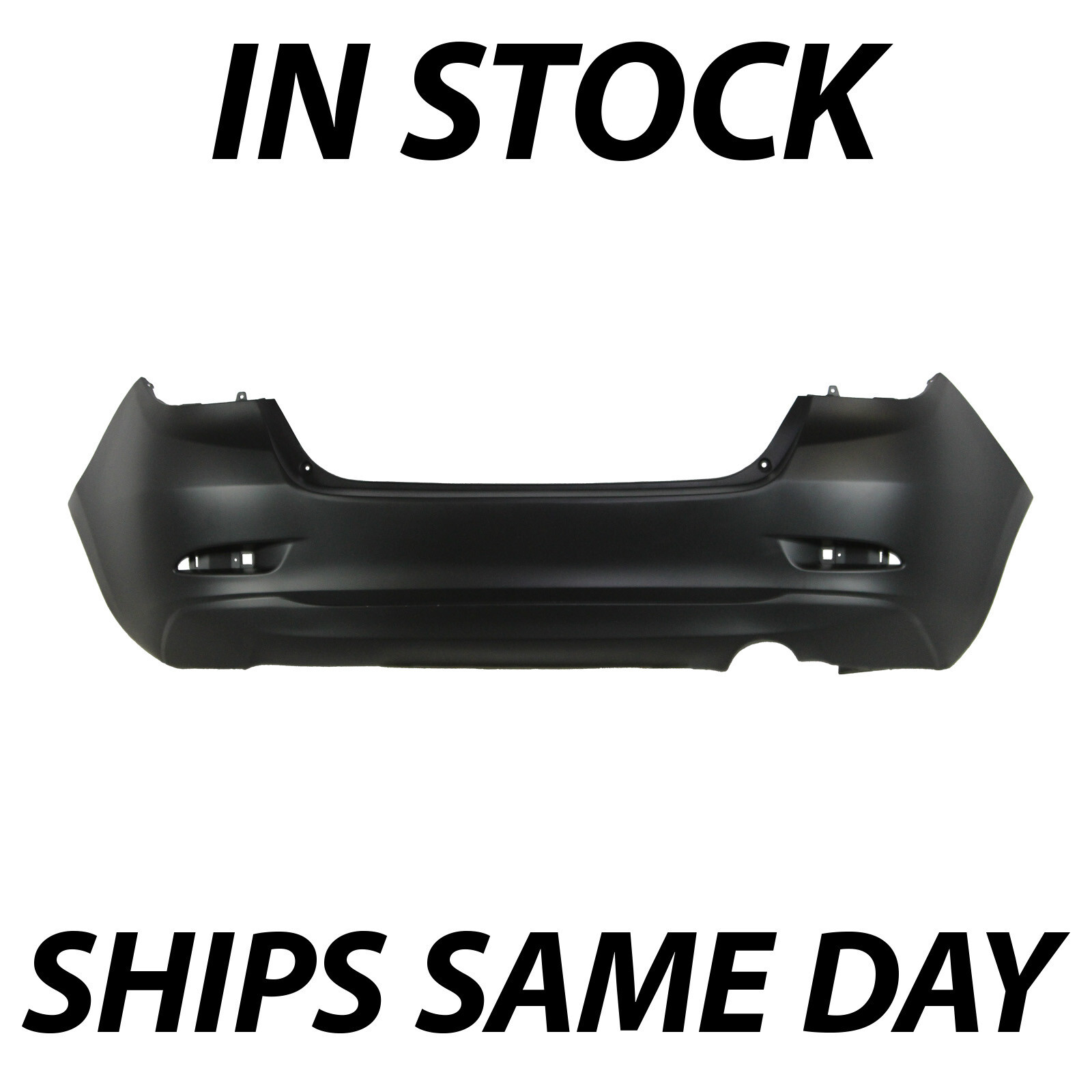 NEW Primered Rear Bumper Cover Fascia for 2016-2020 Toyota Yaris Sedan 4dr 16-20