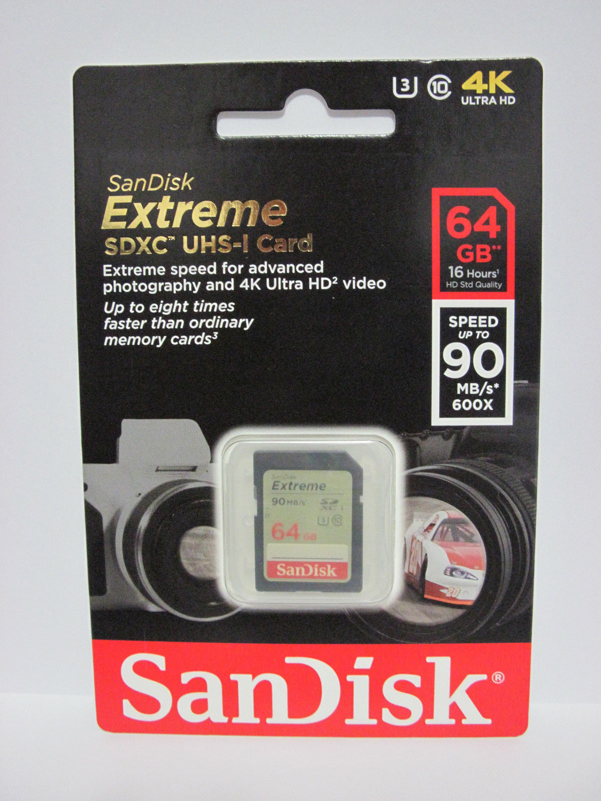 Sandisk 64G extreme V30 4K Ultra HD SD card for Panasonic Lumix ZS100 ZS60 ZS50