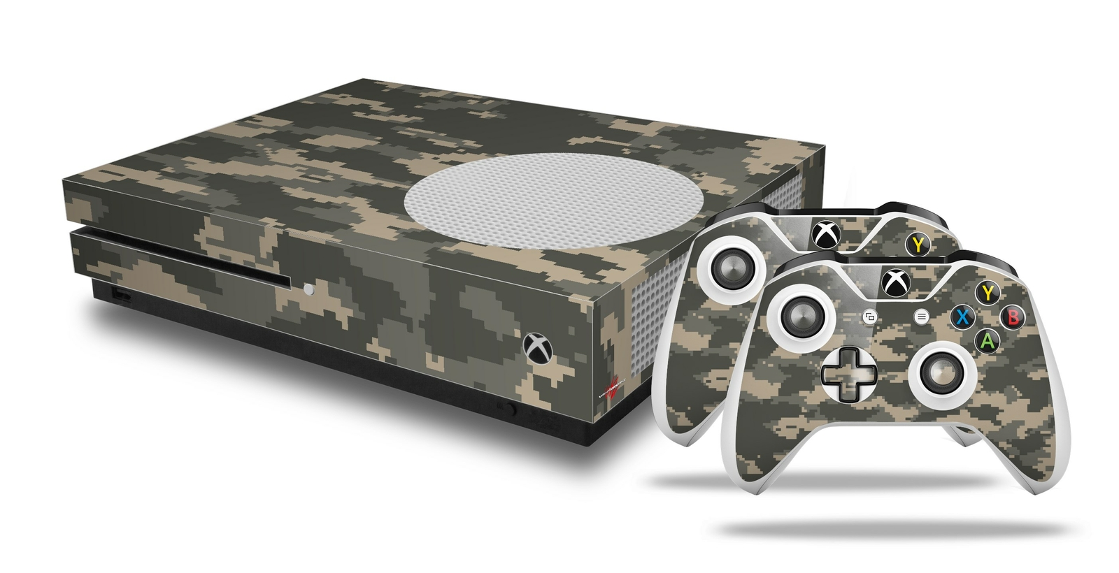Skin XBOX One S Console Controller WraptorCamo Digital Camo Combat