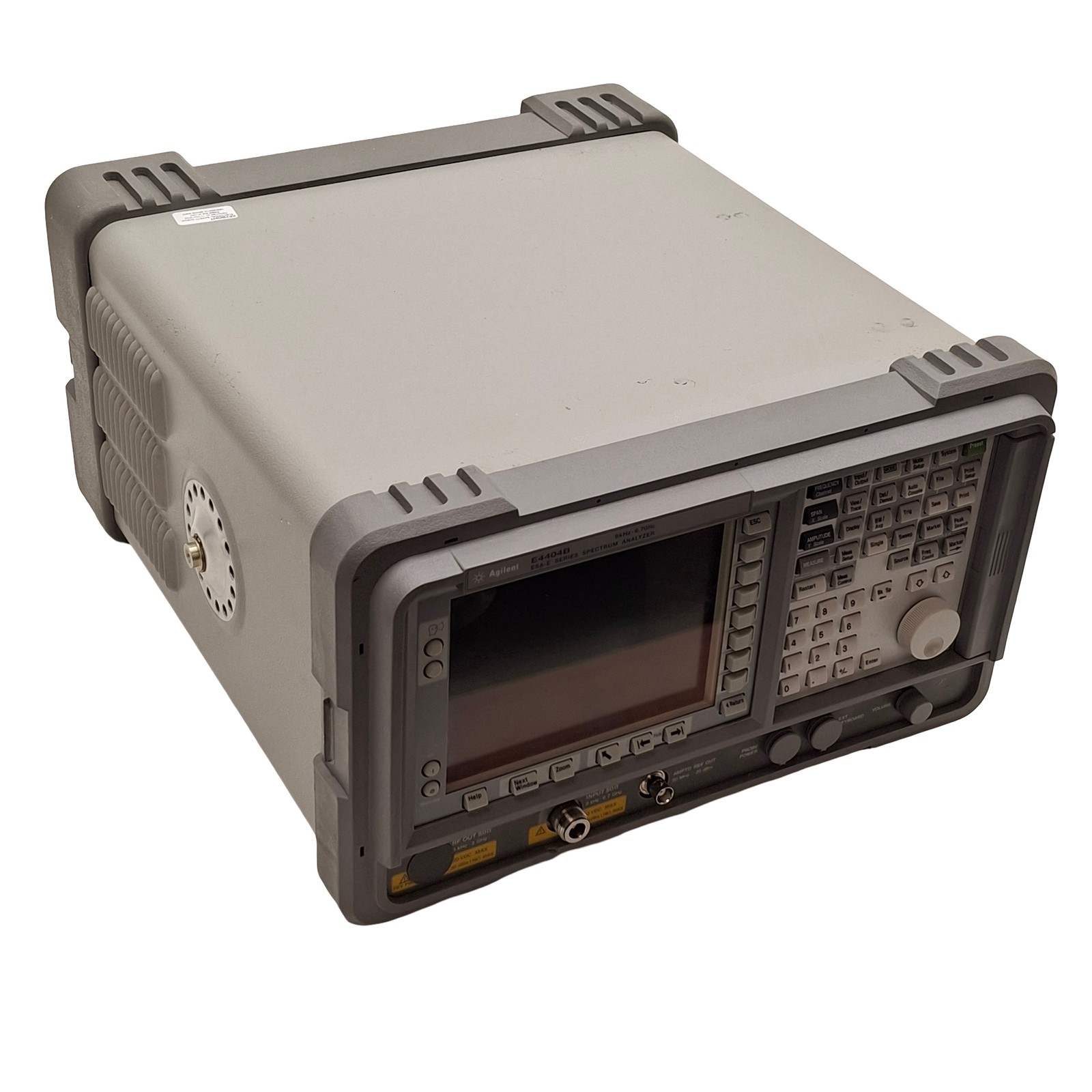 Agilent E4404B Spectrum Analyzer, 9kHz to 6.7GHz, W/ 1D5 OCXO & GPIB / Parallel