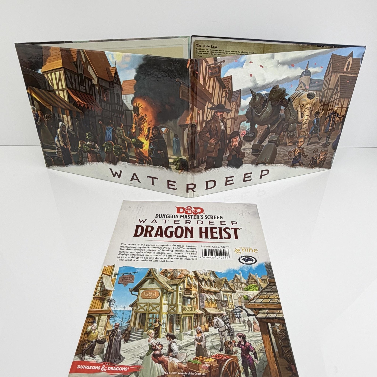 Dungeons & Dragons D&D Waterdeep Dragon Heist RPG DM Screen GF9 Gale Force Nine