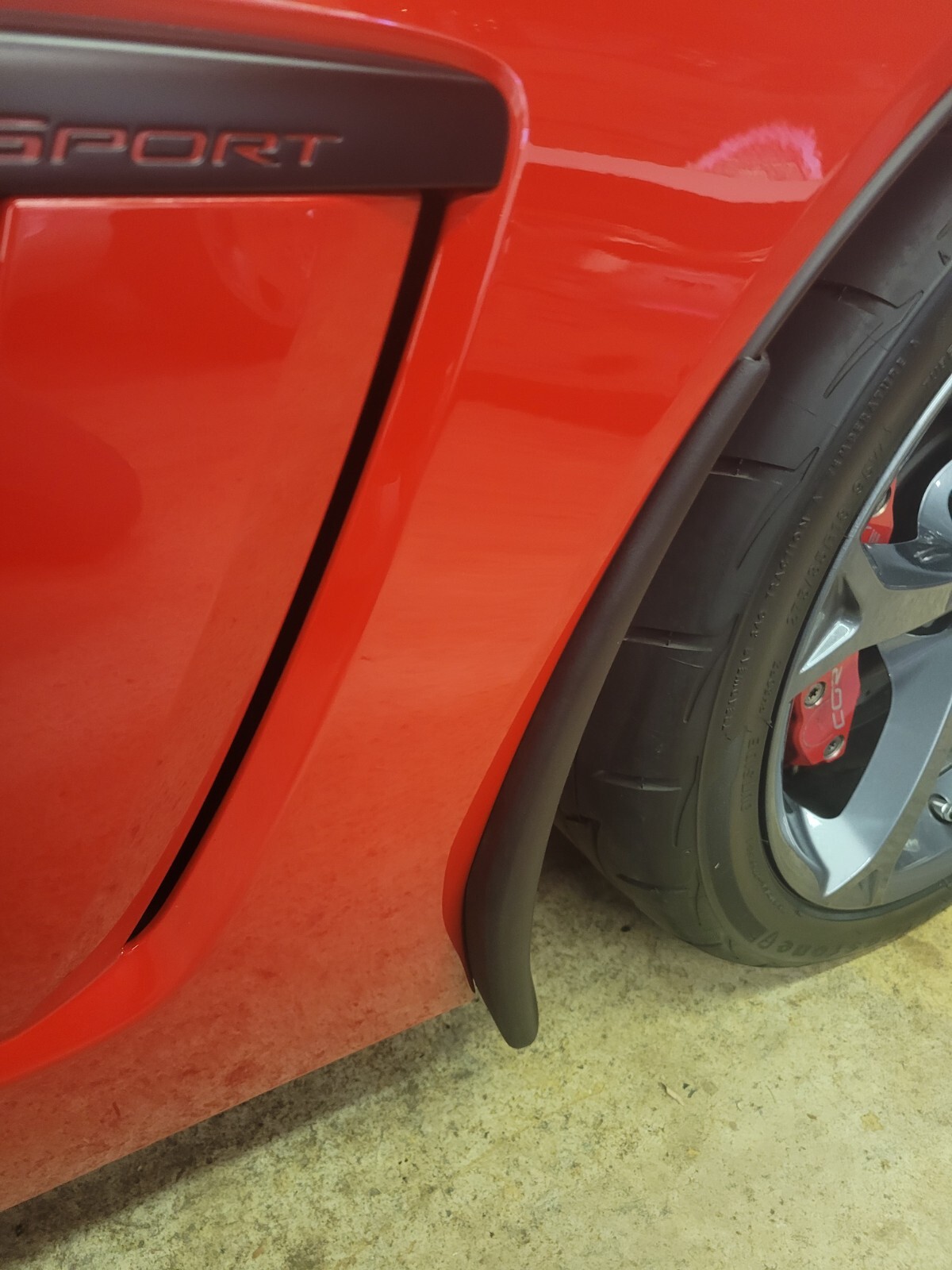 C6 Corvette GS, Z06, ZR1, 427 Front Splashguards / Mud Flaps