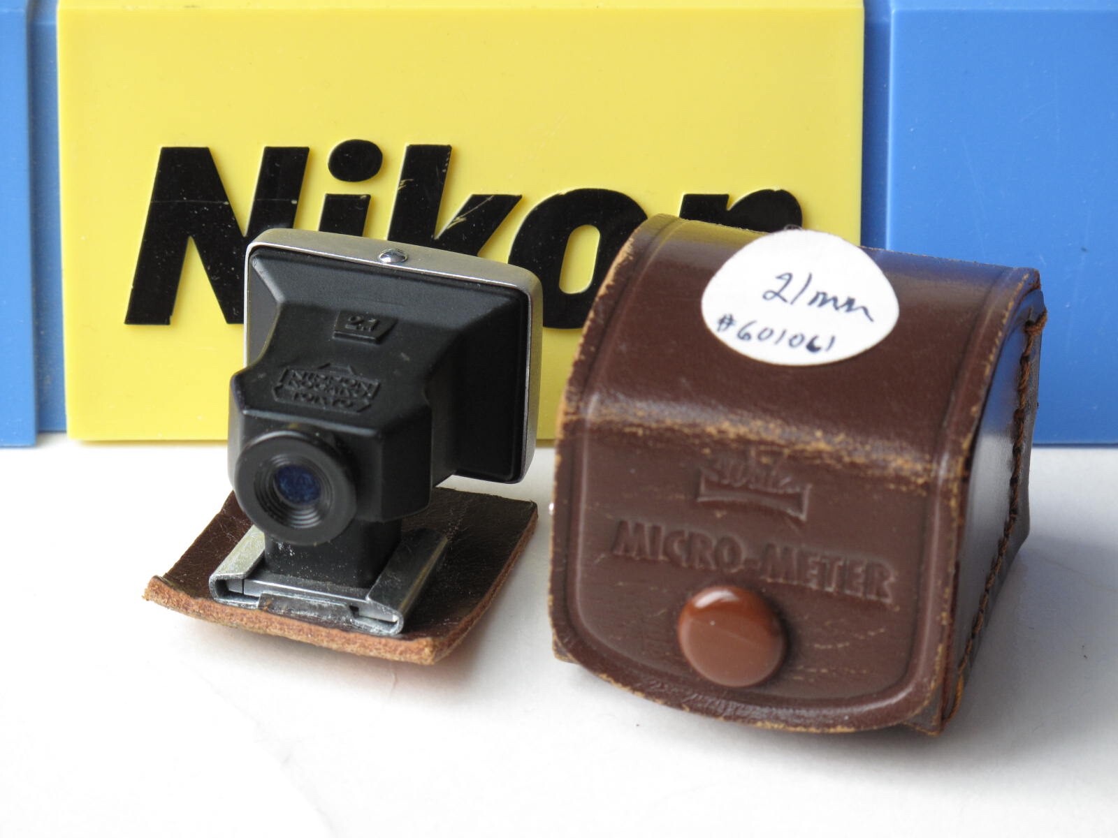 Nikon RF 2.1cm finder rangefinder lens, Nippon Kogaku, NICE, US SELLER "LQQK"