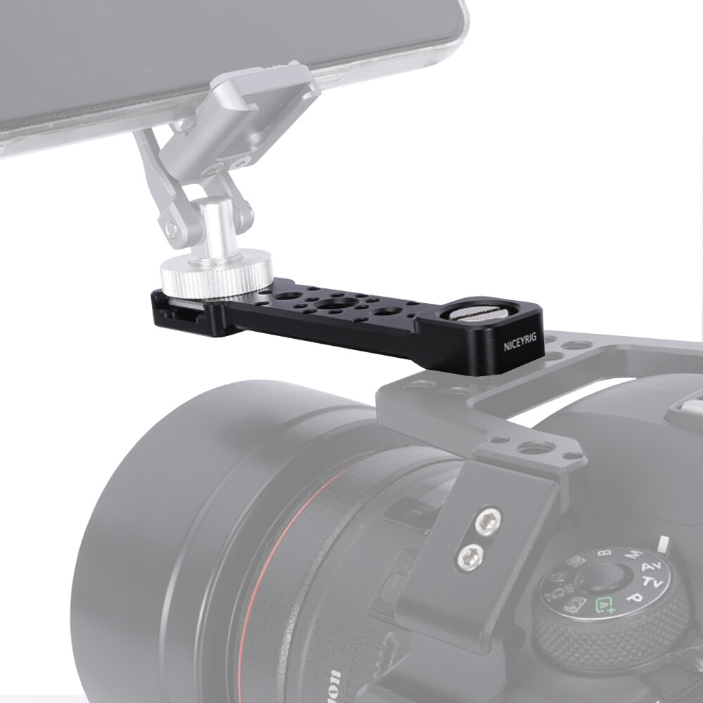 Niceyrig Nato Rail with 3/8" Arri Mount Screw and Code Shoe Mount