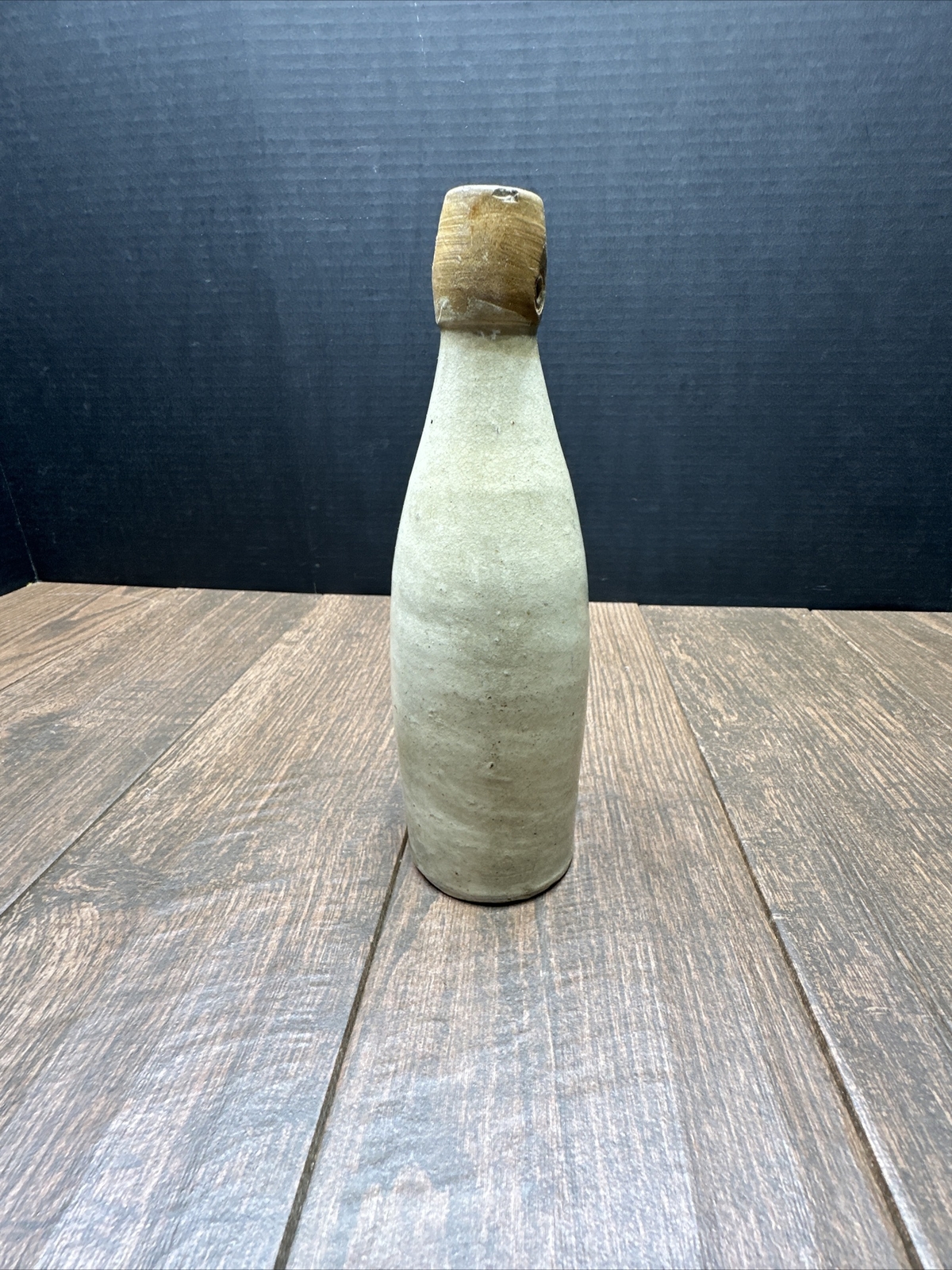 Vintage Glazed E.VEIL STONWARE BOTTLE