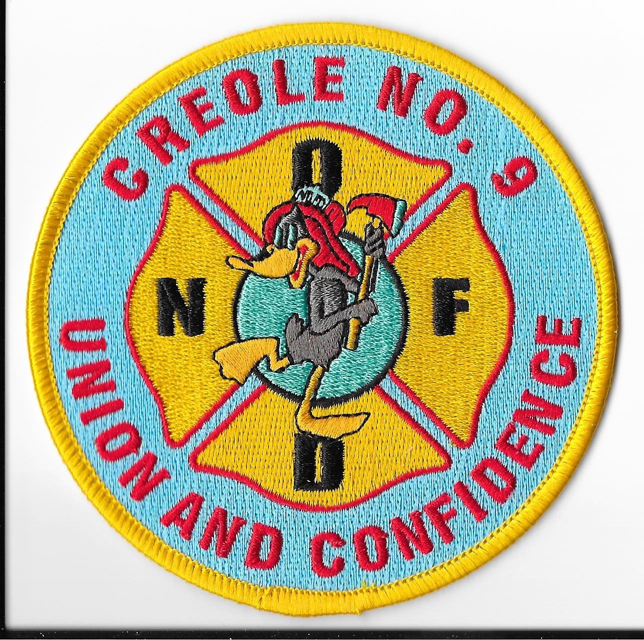 New Orleans Fire Department, Louisiana Engine 9 Union & Confidence Patch V1