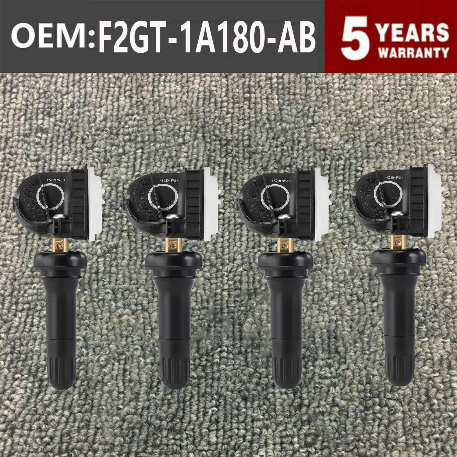 4x TPMS Tire Pressure Sensors For 15-20 Ford F-150 Edge Mustang F2GZ-1A189-A