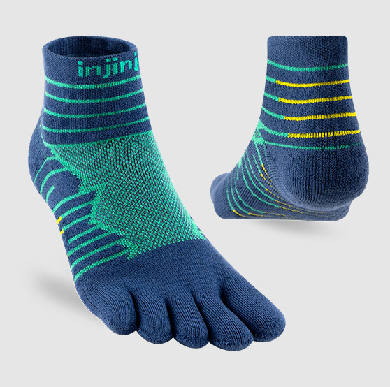 NEW Injinji Ultra Run Mini Crew Socks