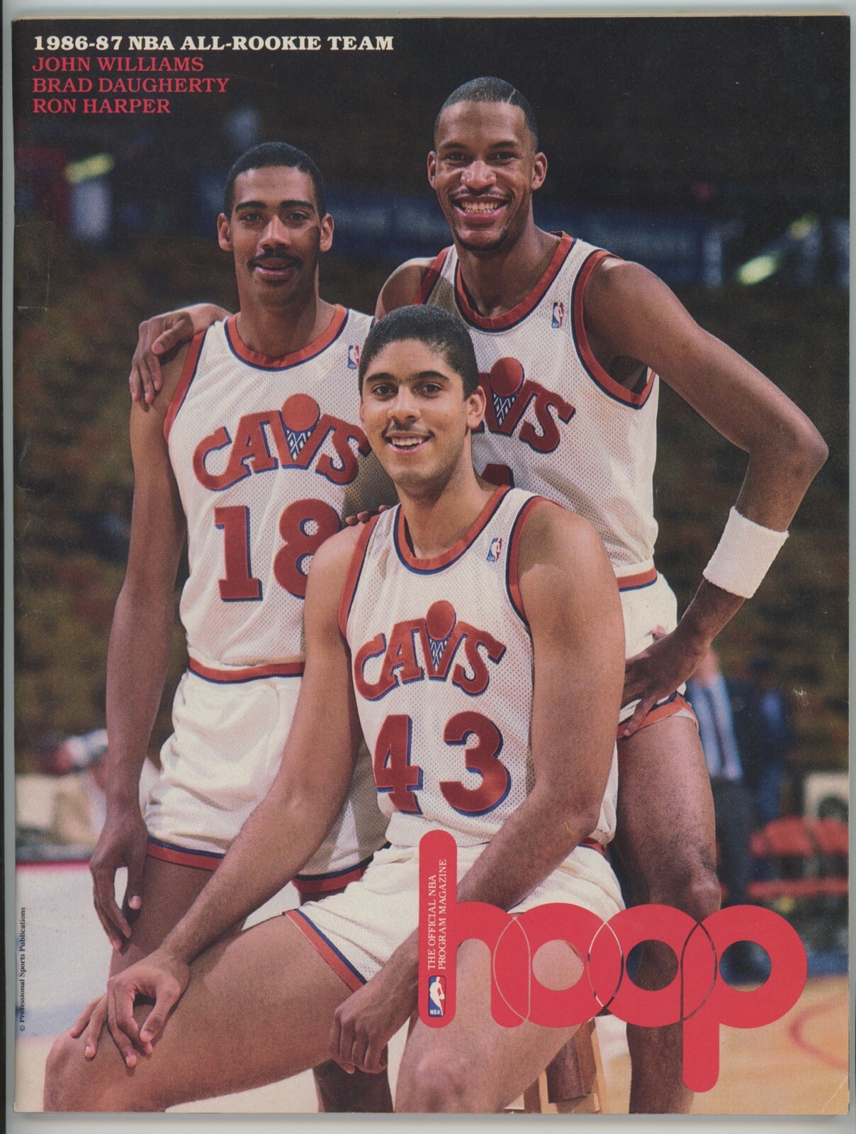11/13/87 Hoops NBA Program • Cleveland Cavs @ Celtics Daugherty Harper Williams
