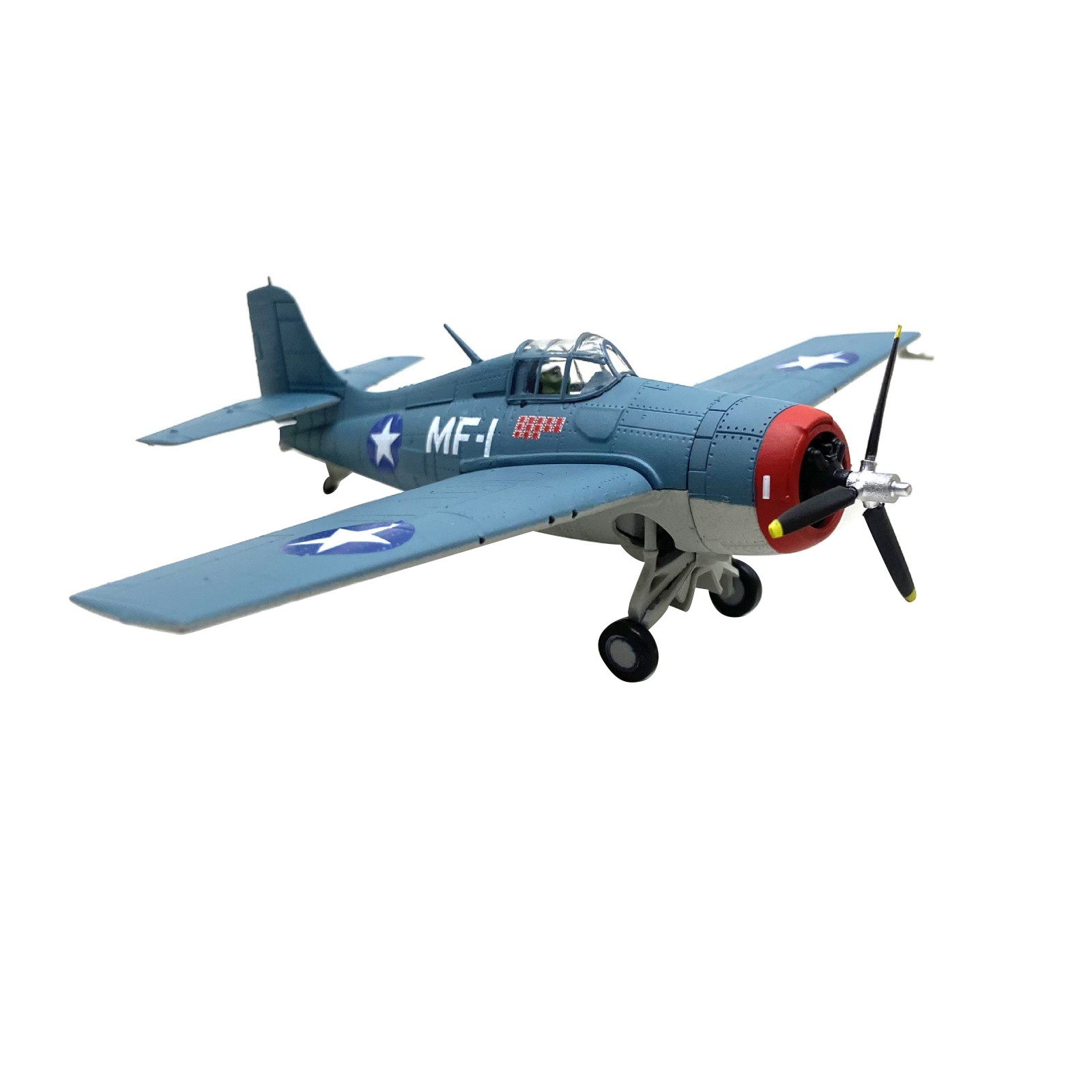1* 1/72 4.9in WWII For Grumman F4F Wildcat Fighter Model Alloy Model