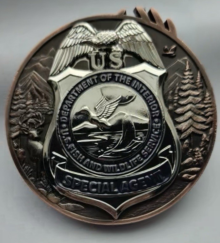US Fish And Wildlife Challenge Coin