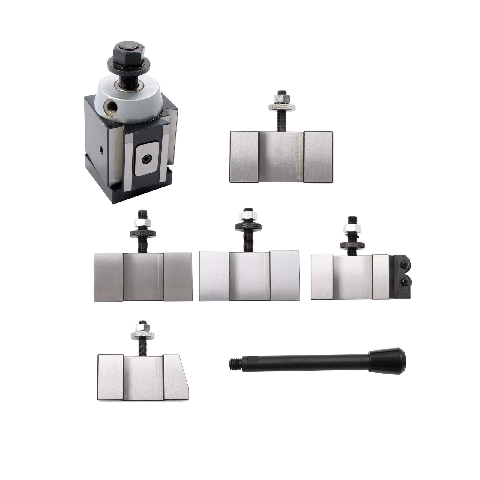 CXA Quick Change Tool Post Set 13-18 Inch Piston Type for 250-300 Swing Lathes
