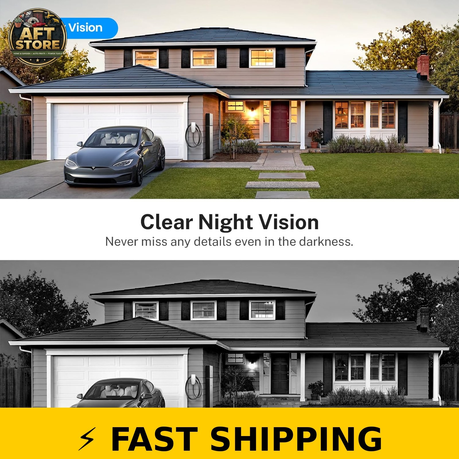 Orbitell 1080p Wi-Fi Video Doorbell Camera - Night Vision, Two Way Audio