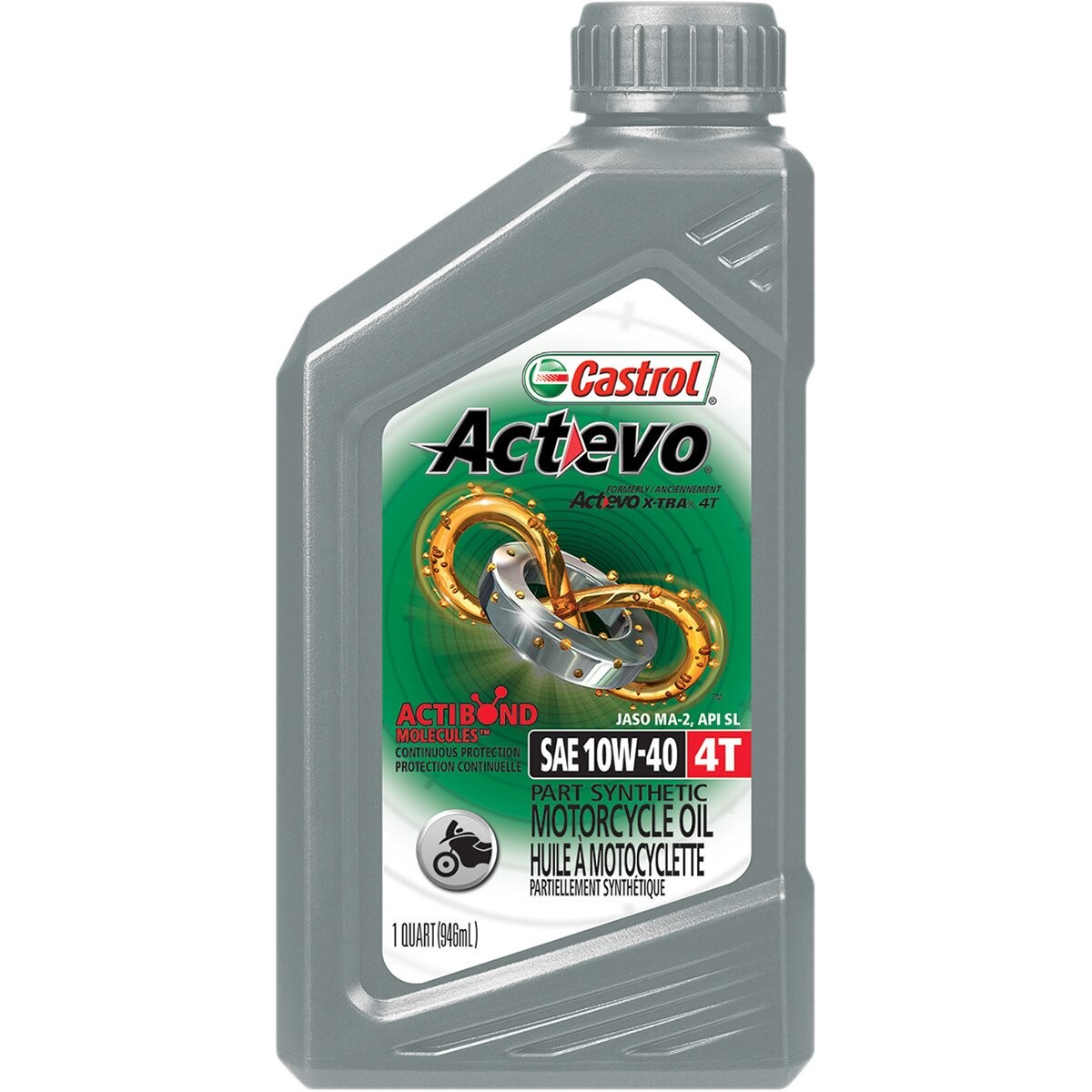 Castrol Act>evo 10W40 Semi-Synthetic Motor Oil - 06130