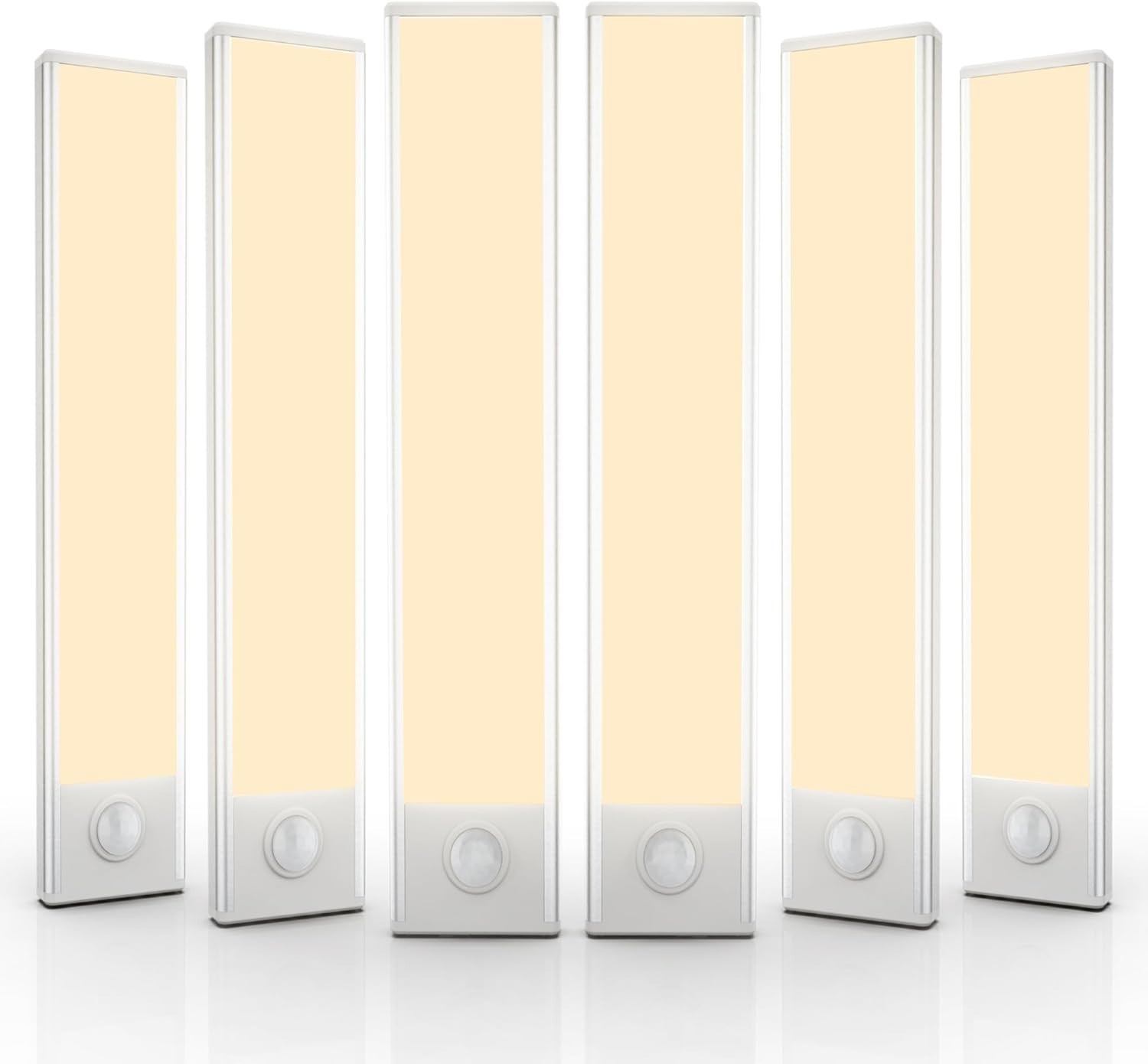 6 Pack Under Cabinet Lights Wireless 32 LED Motion Sensor Light Indoor
