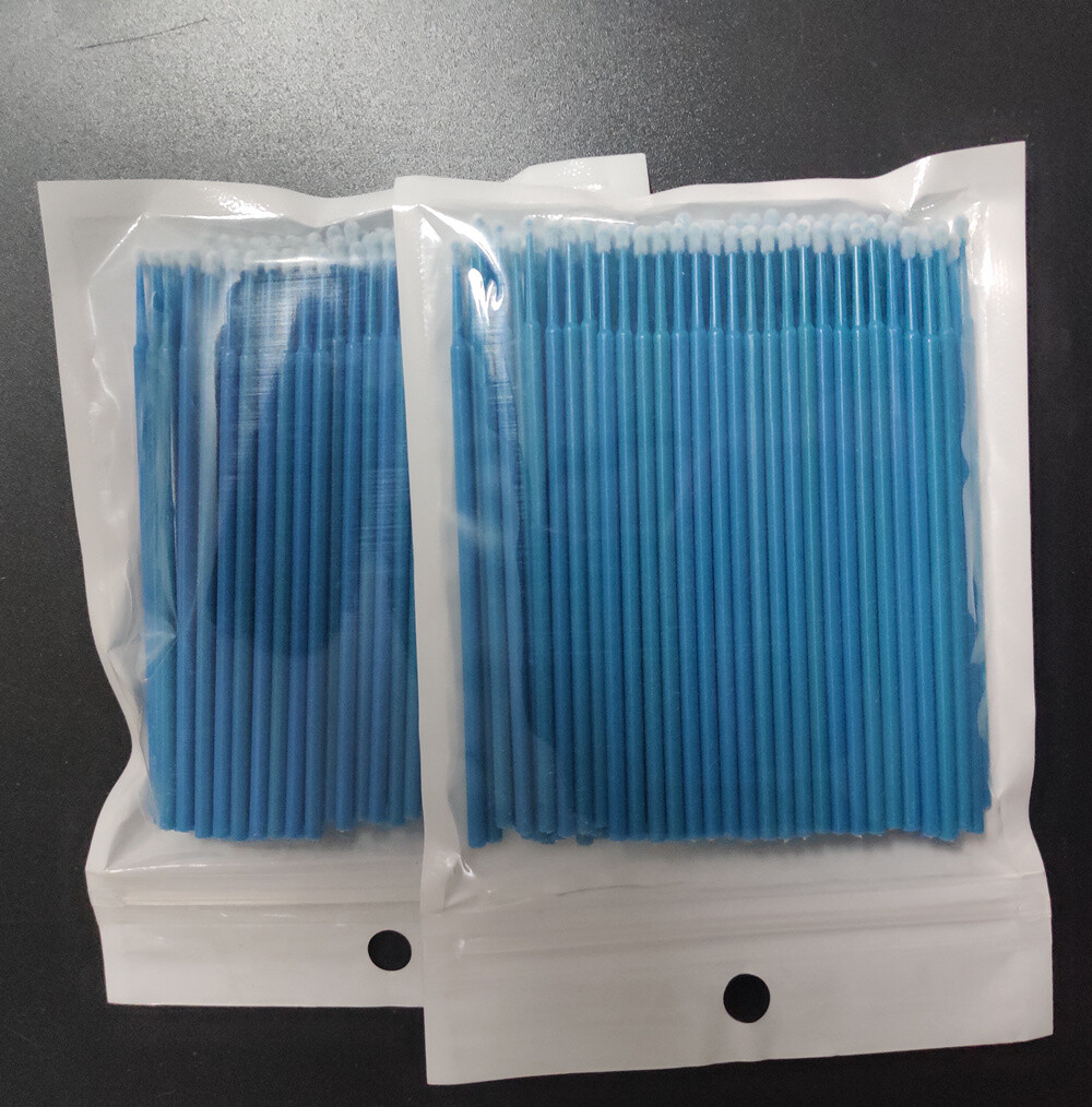 200Pcs Dental Microbrush Disposable Applicators Tips Micro Brush Cleaning Lot